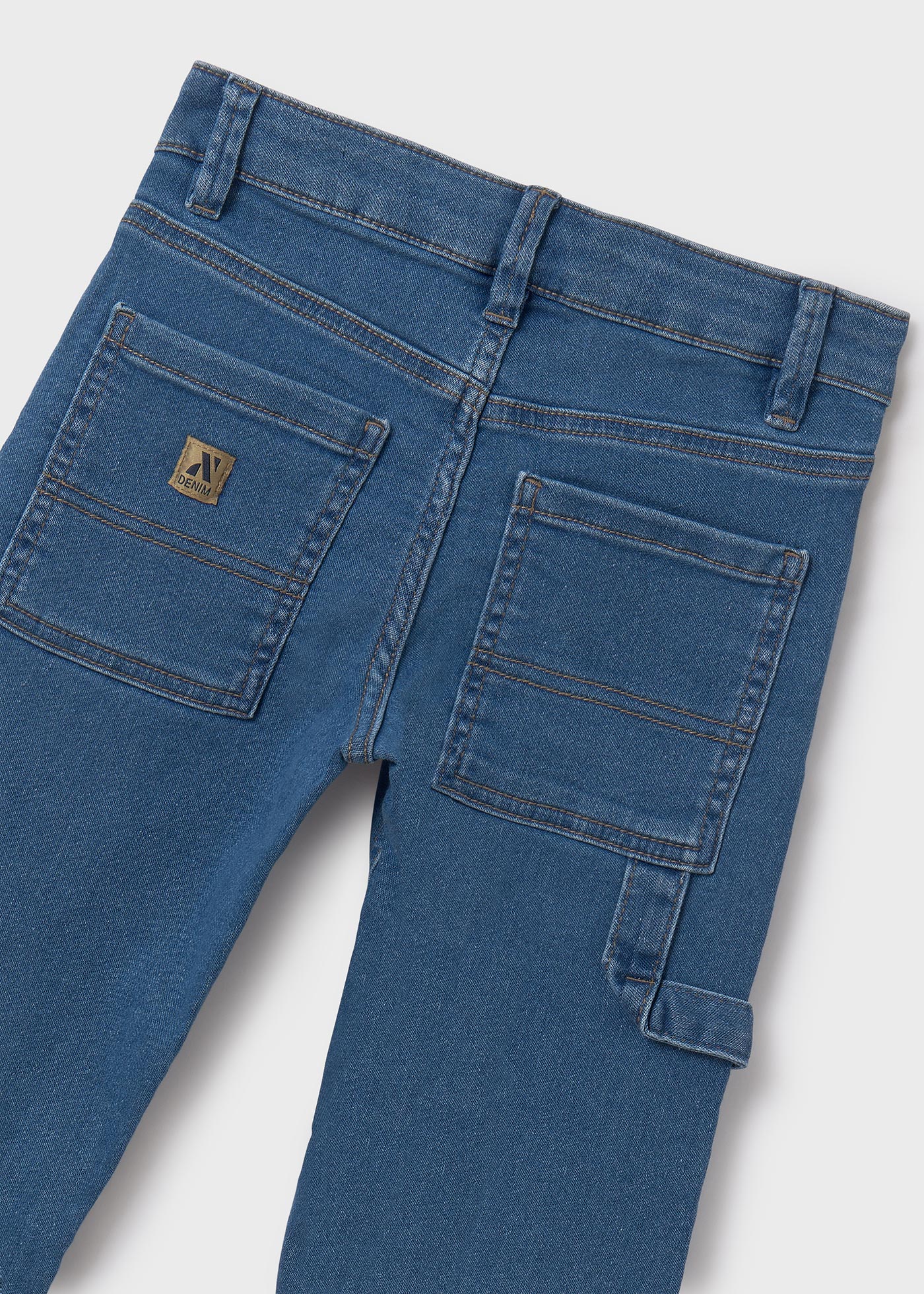 Boy Stitch Detail Straight Jeans