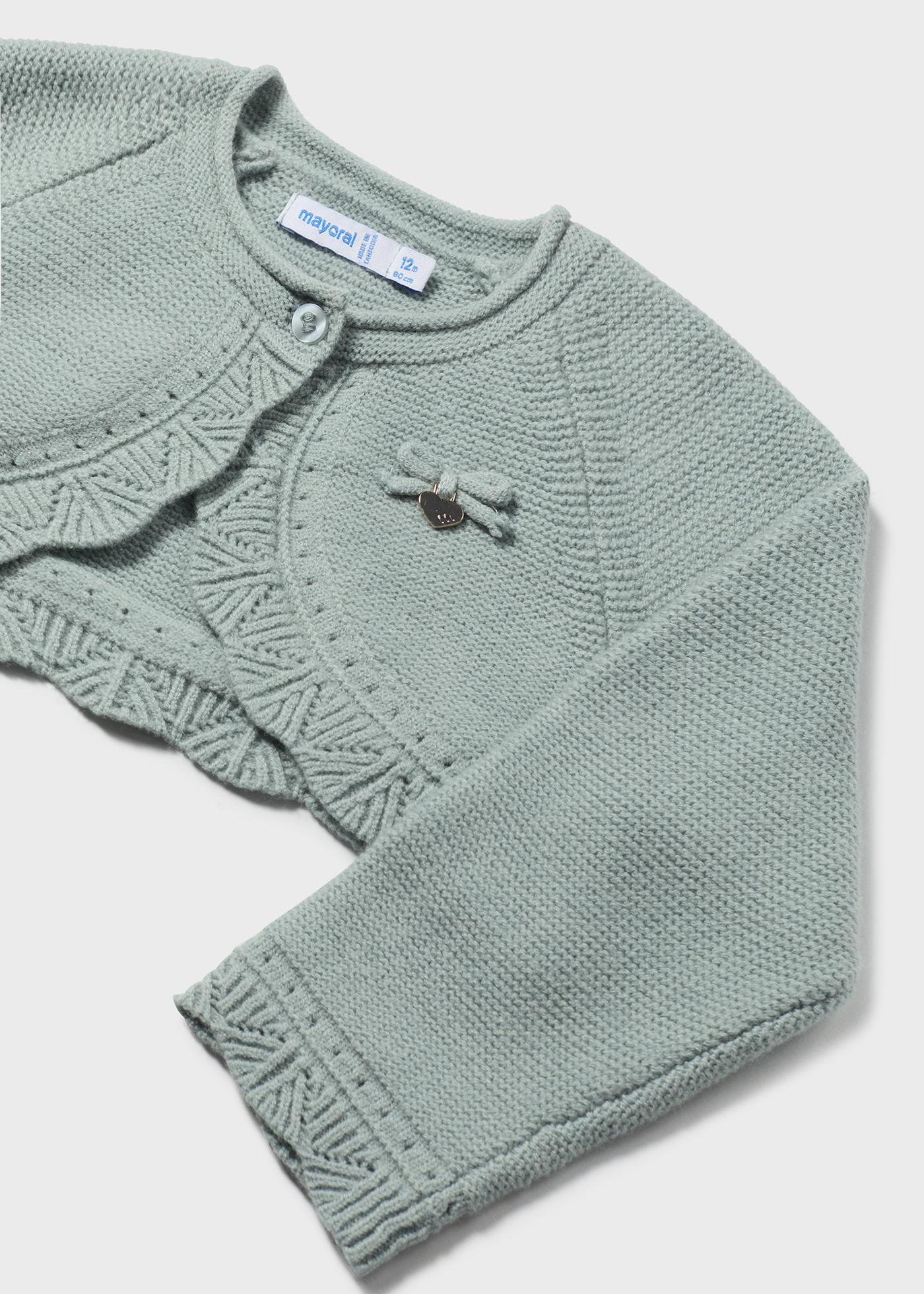 Cardigan in maglia basico neonata