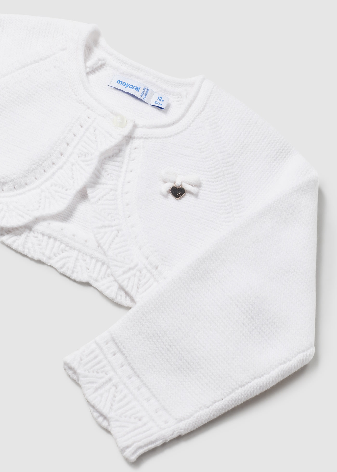 Cardigan in maglia basico neonata