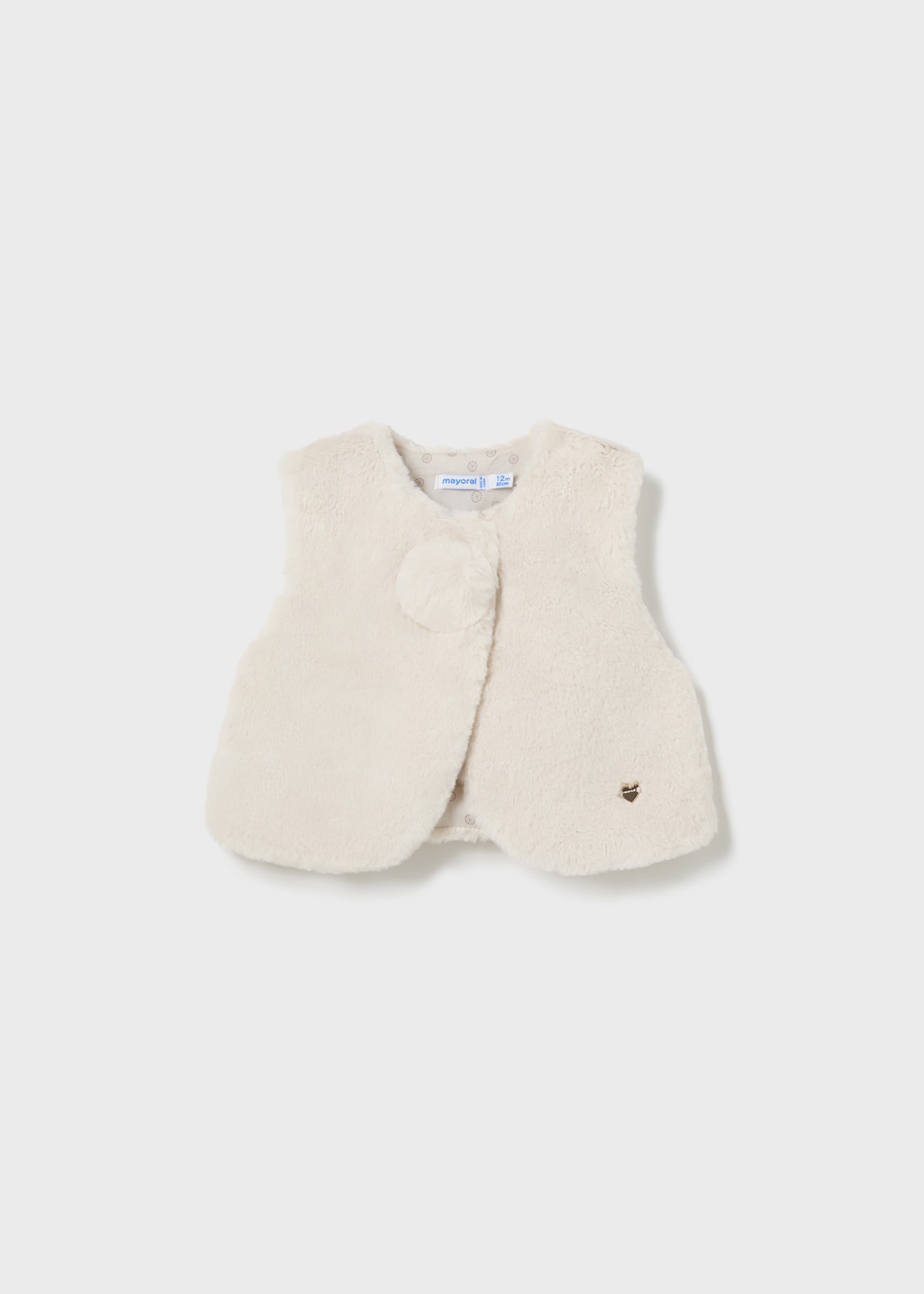 Gilet en fourrure bébé