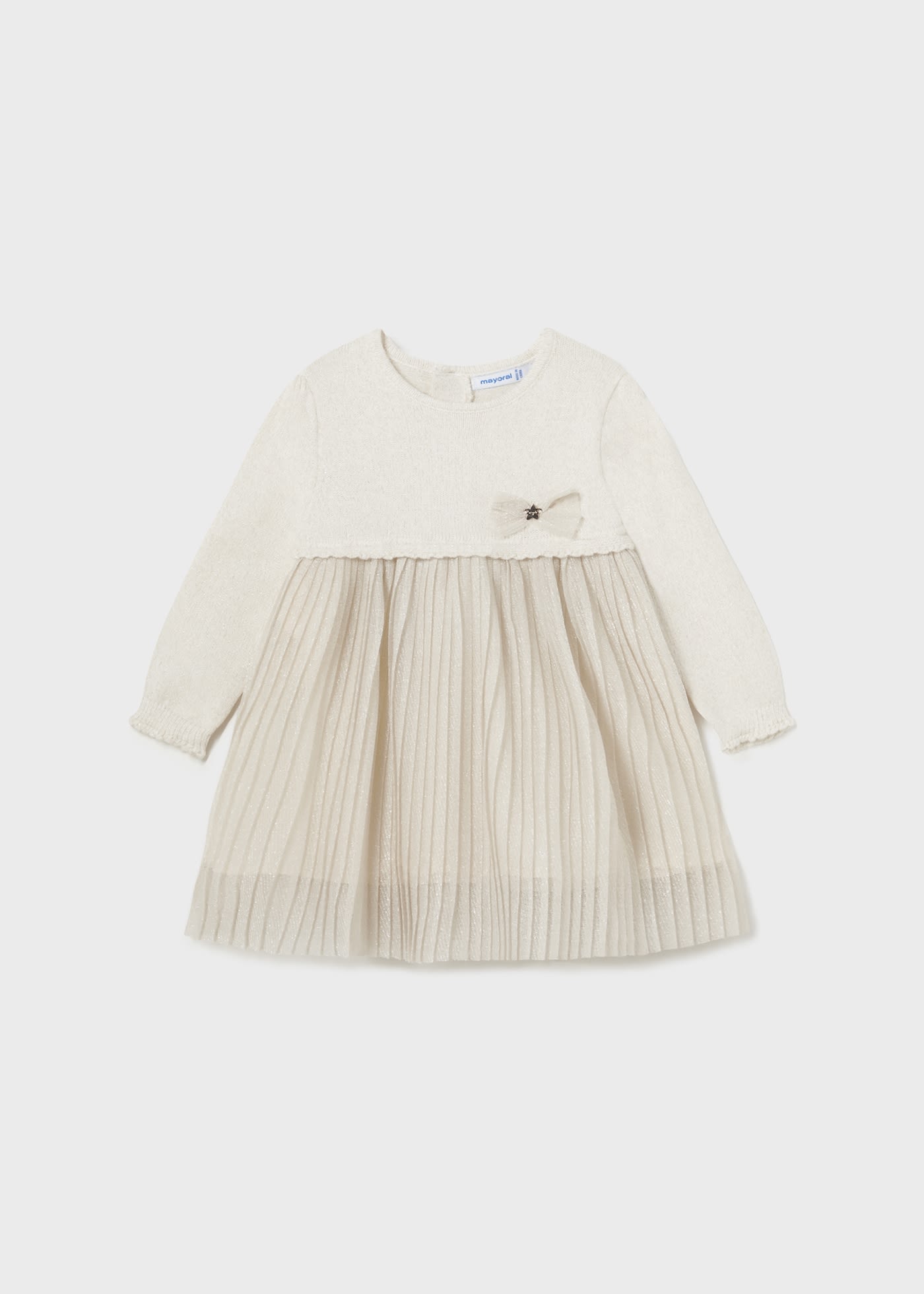 Baby Combined Pleated Dress