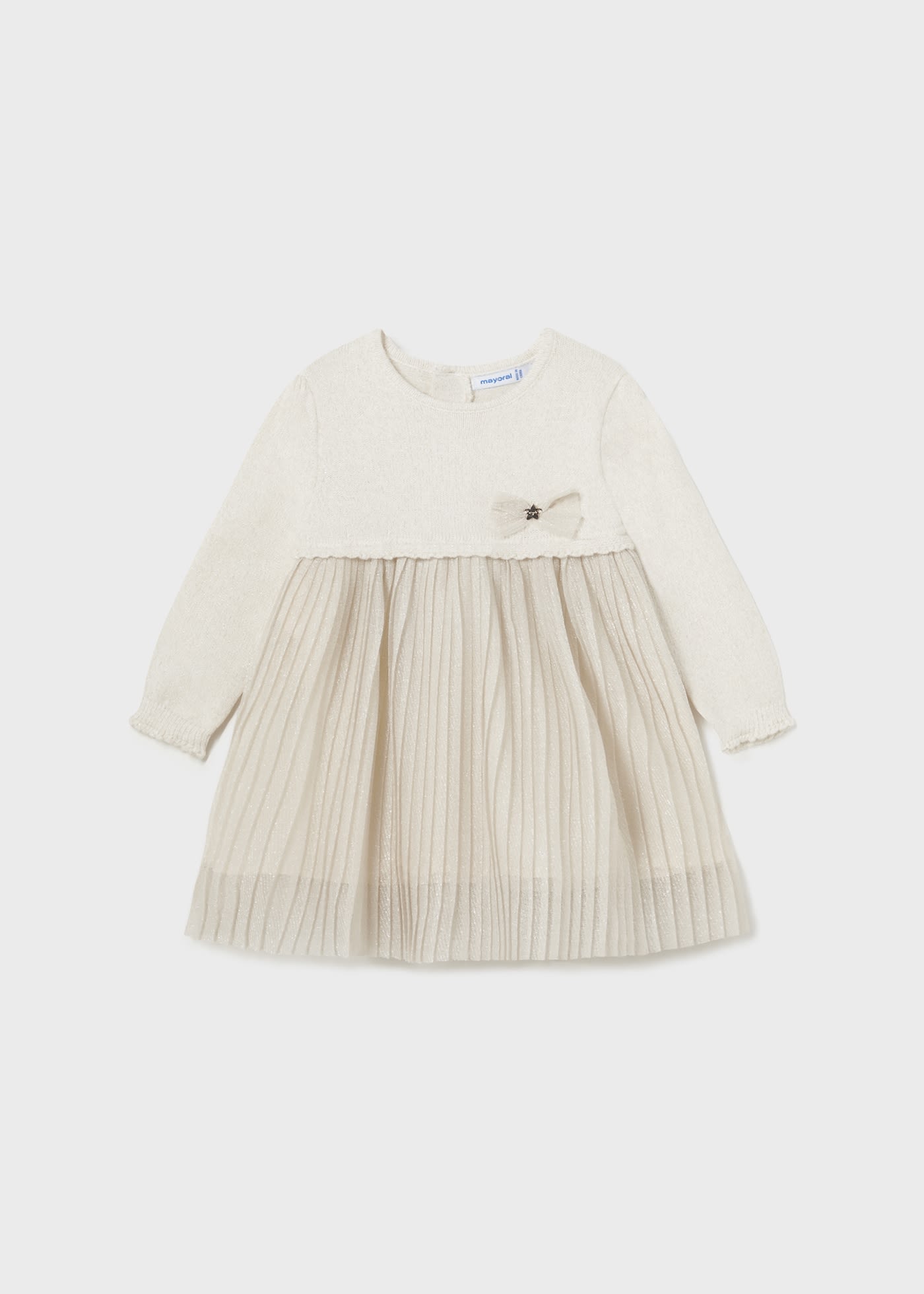 Rochie combinata pliuri bebe