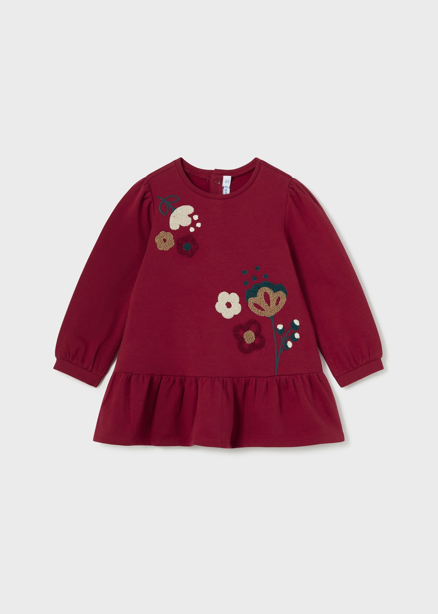 Robe brodée fleurs bébé