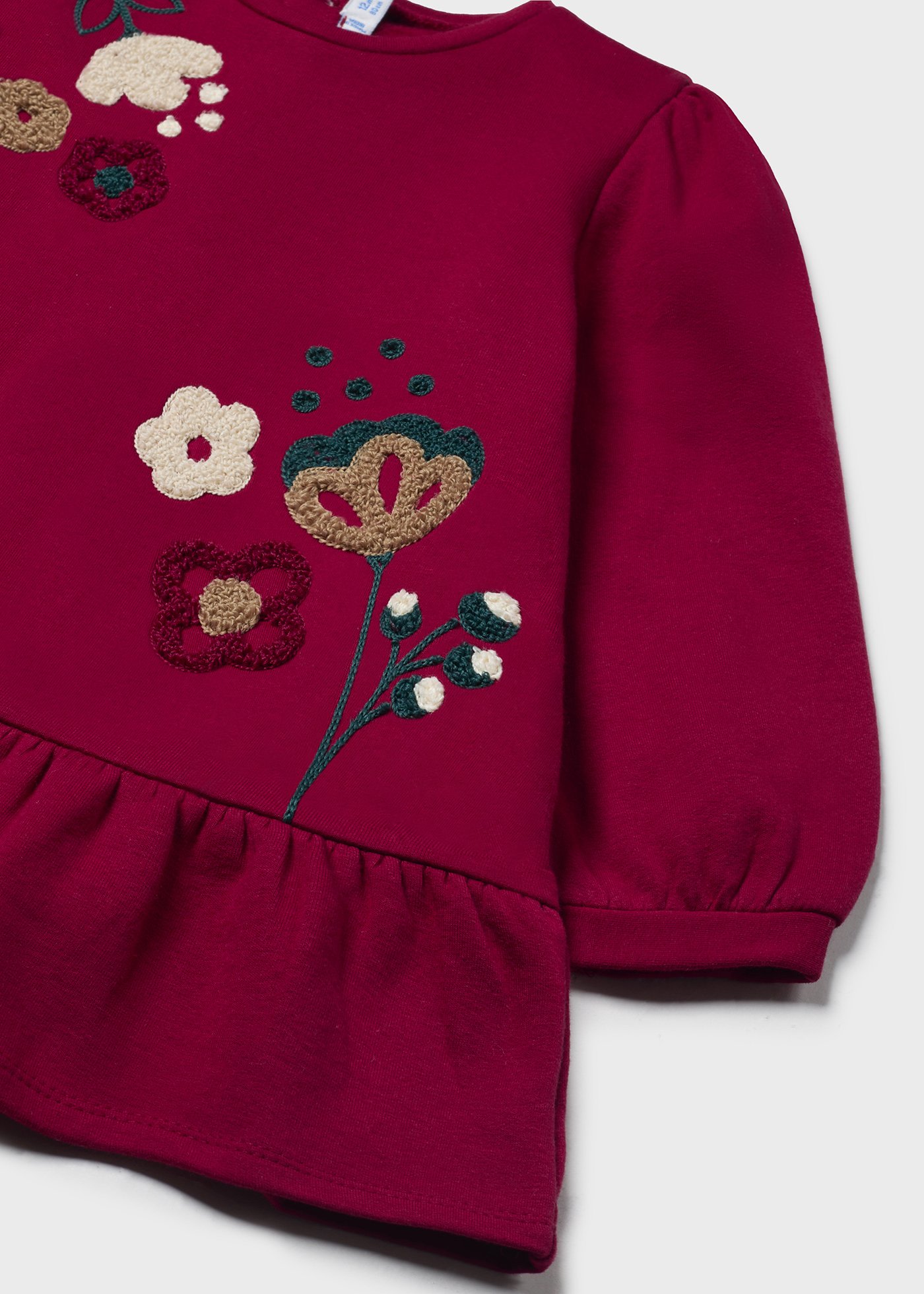 Robe brodée fleurs bébé