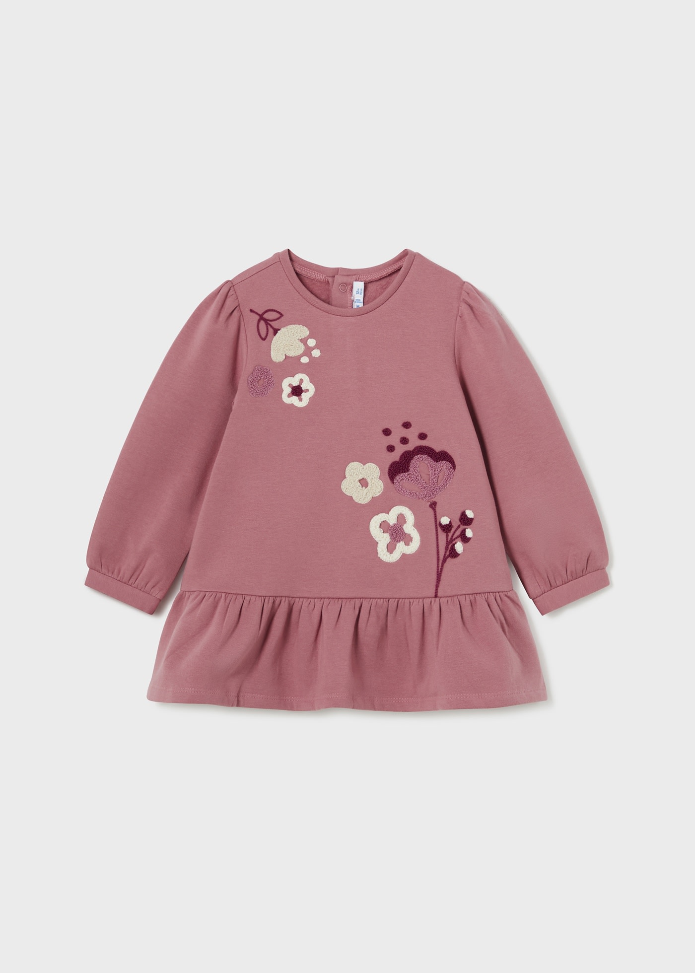 Robe brodée fleurs bébé