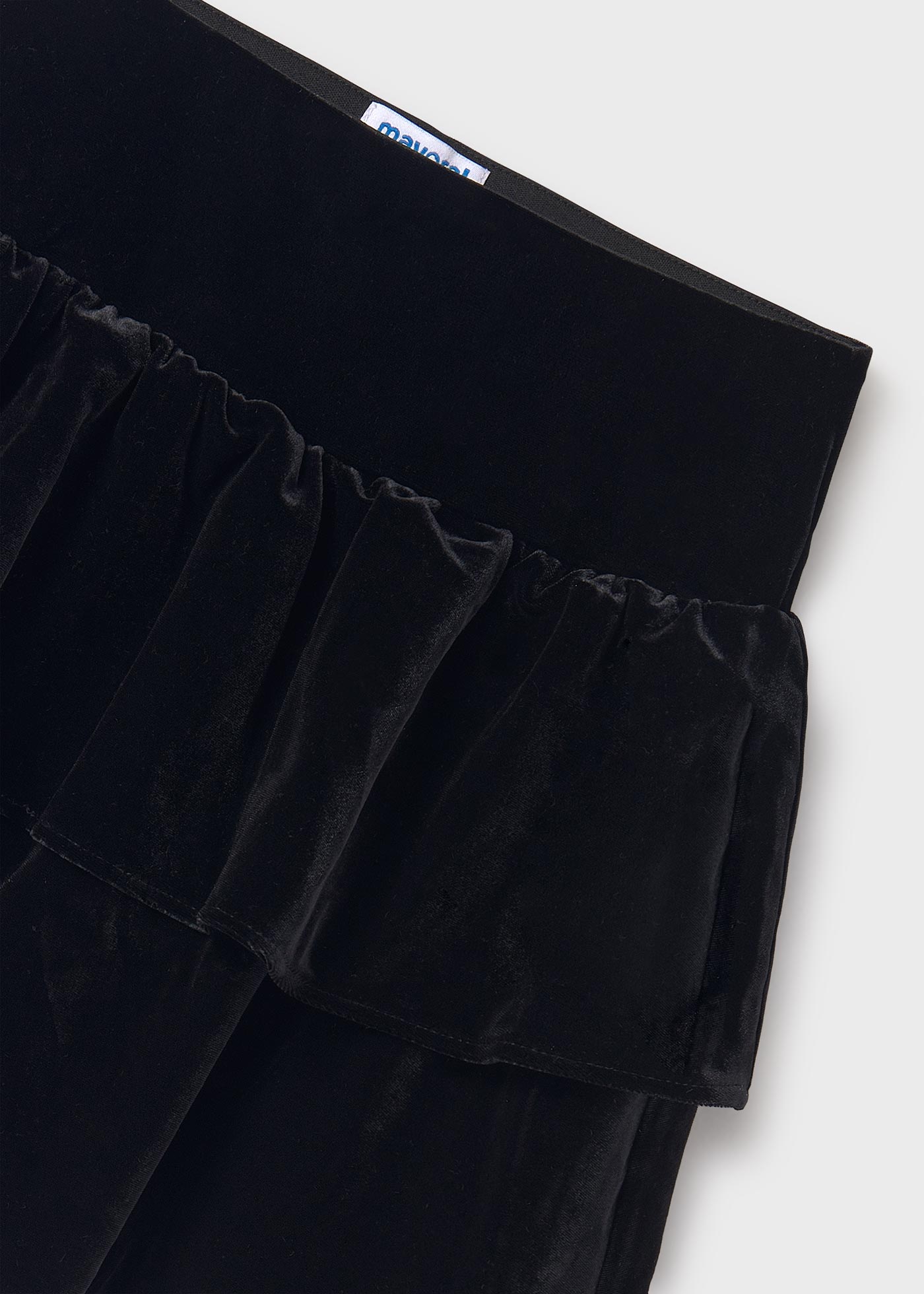 Girl Ruffle Velvet Skirt