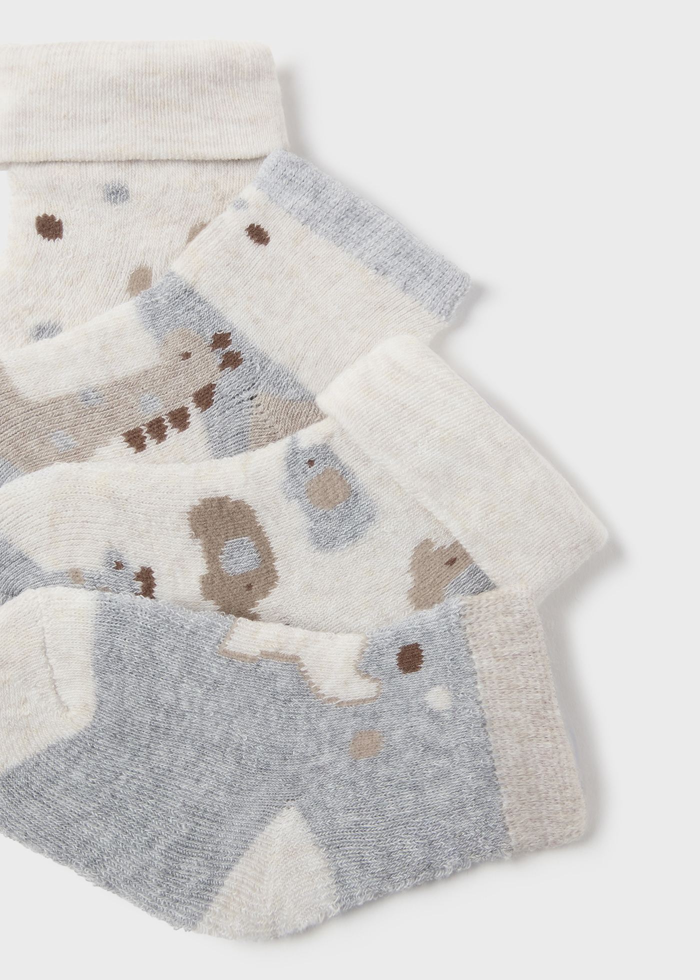4-er Pack Socken Tierchen Neugeborene Jungen