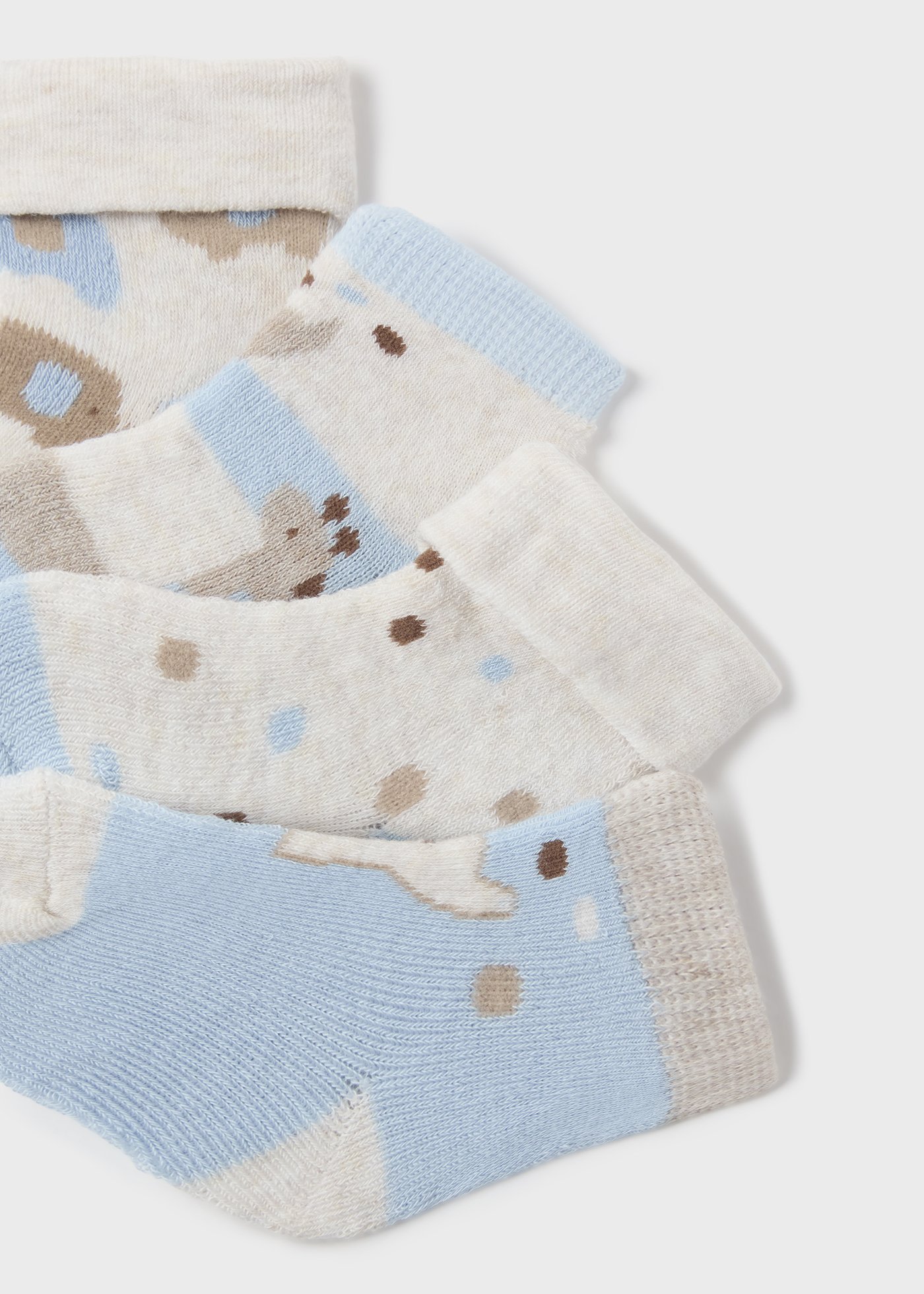 Newborn Set of 4 Animal Socks