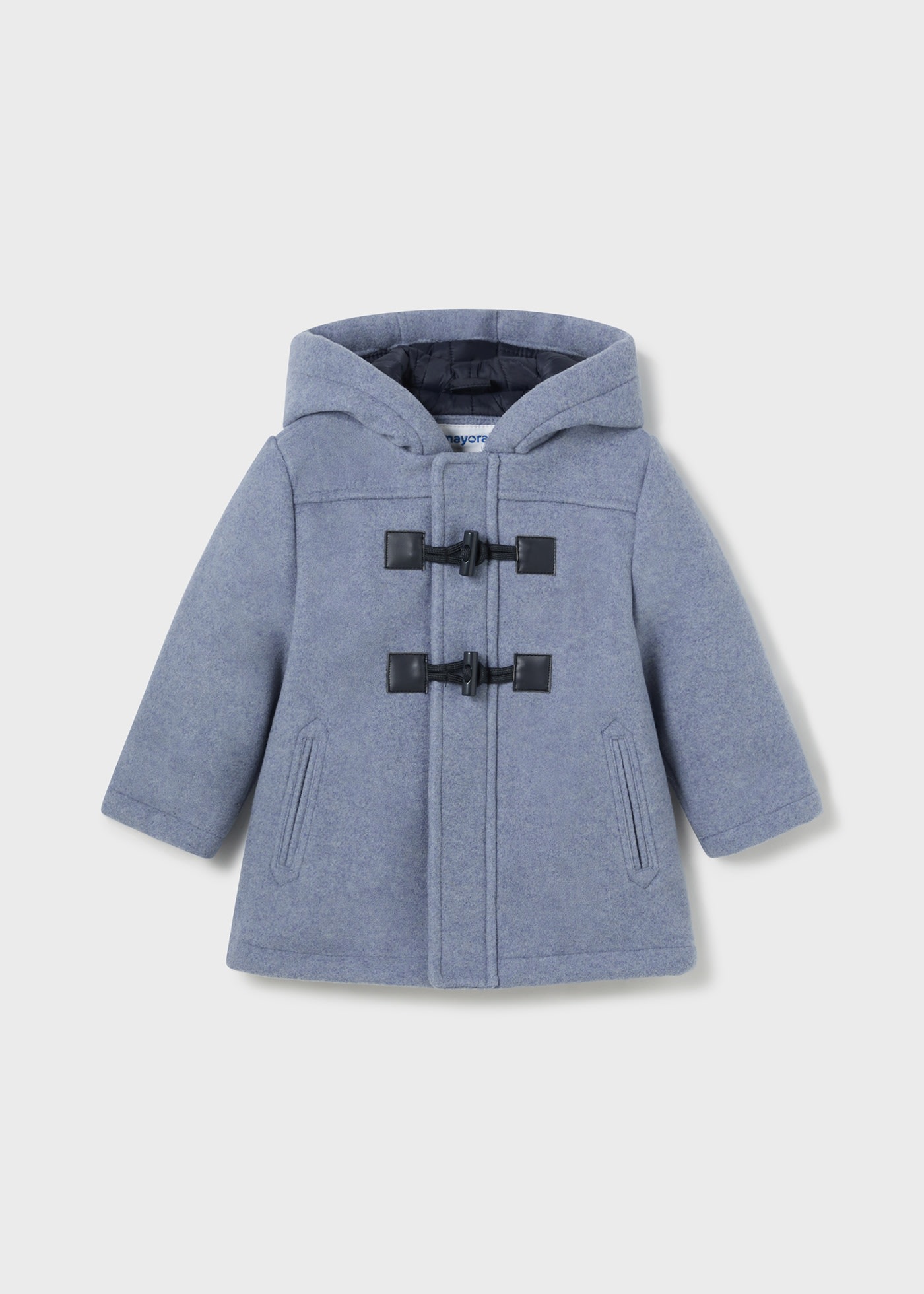 Baby blue duffle coat hotsell