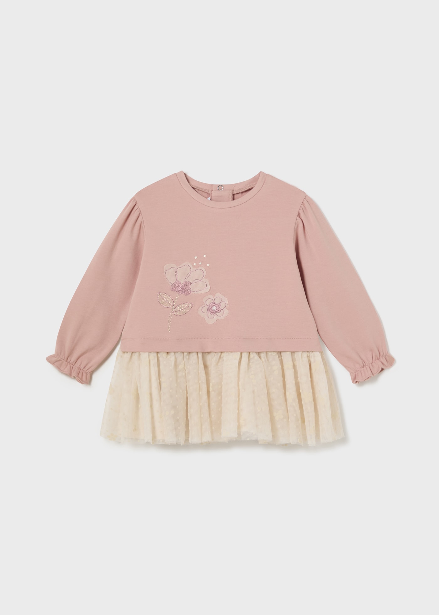 Rochie combinata tul bebe
