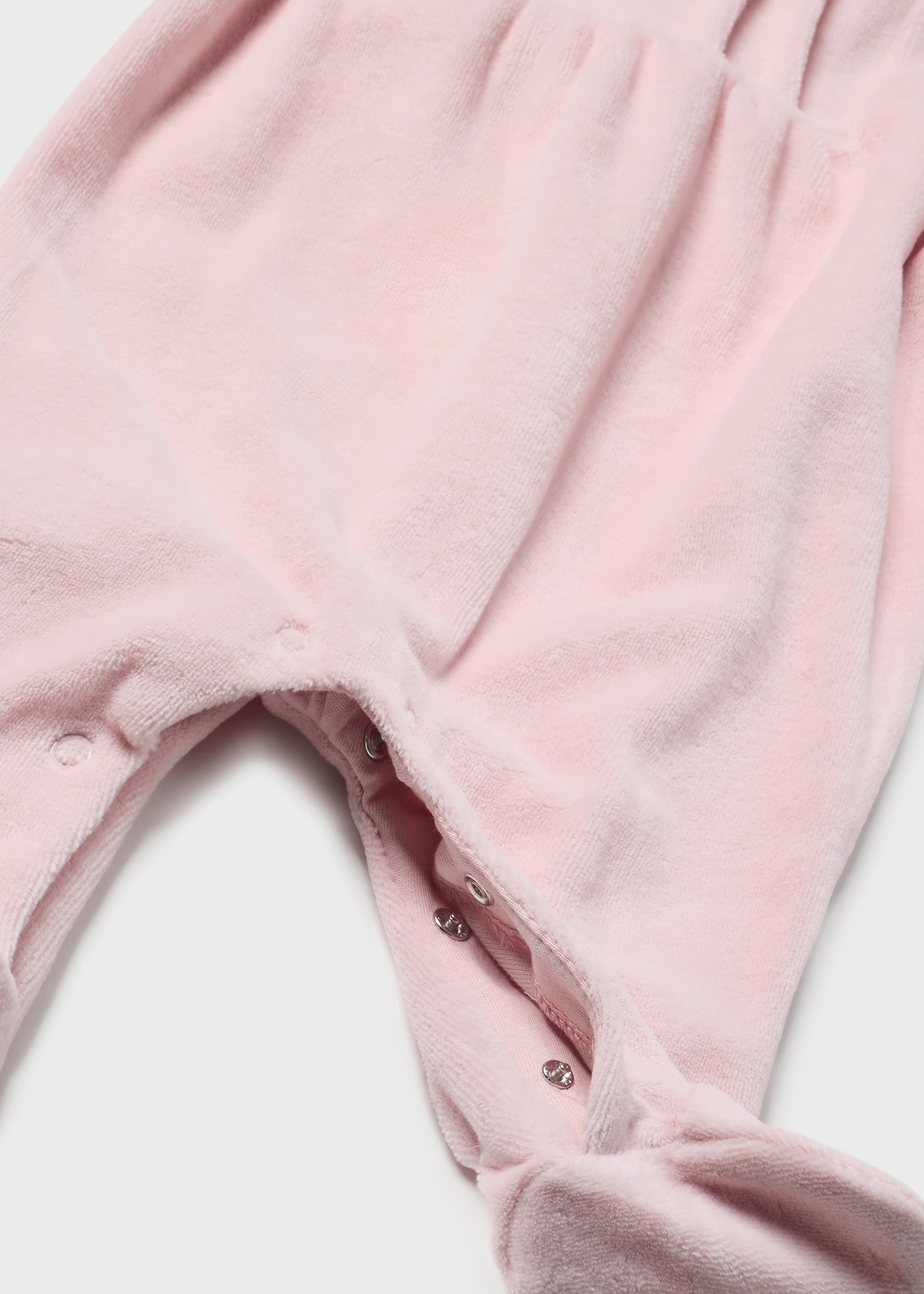 Newborn Velour One-Piece with Collar