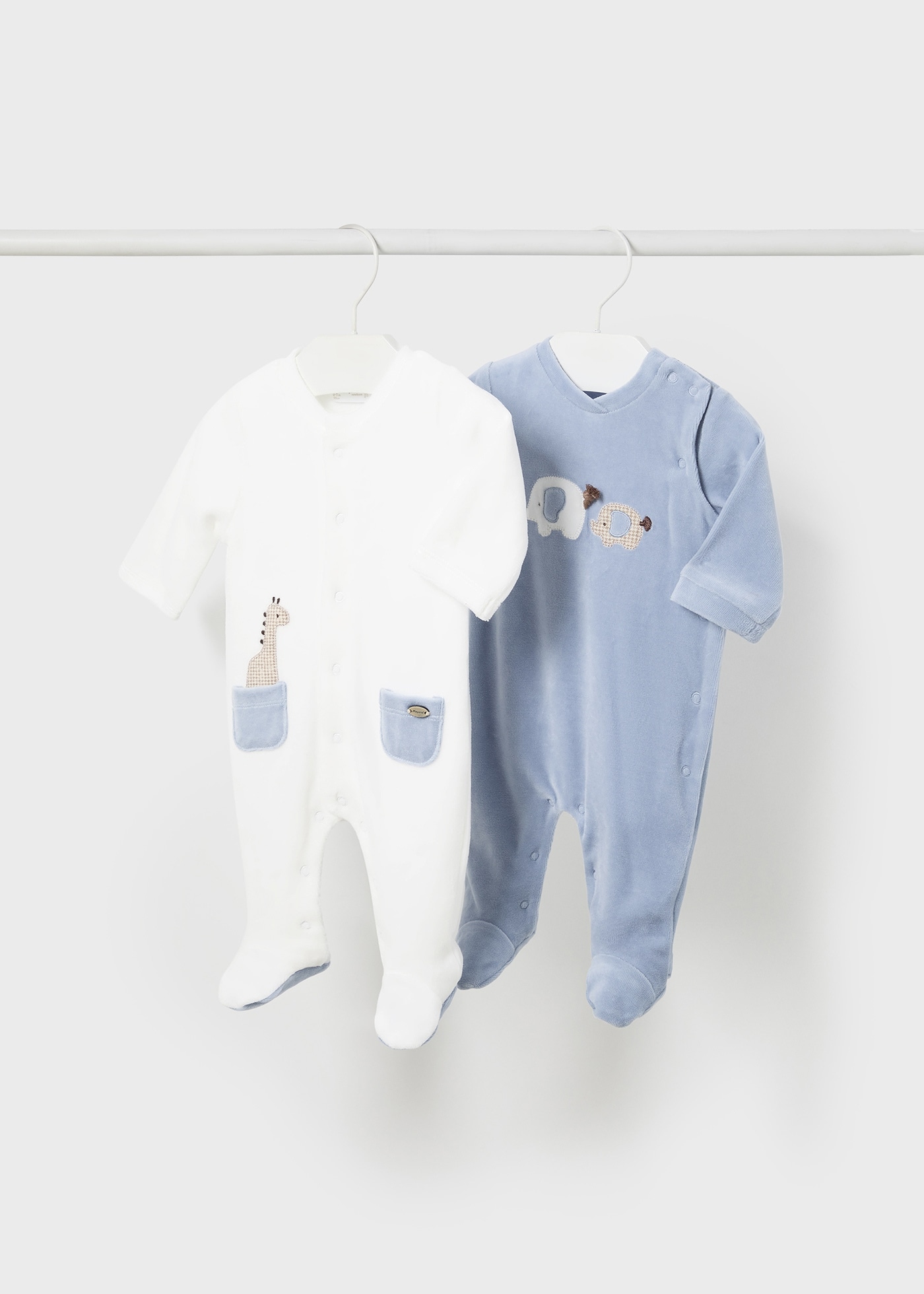 Newborn Boy Set of 2 Rompers