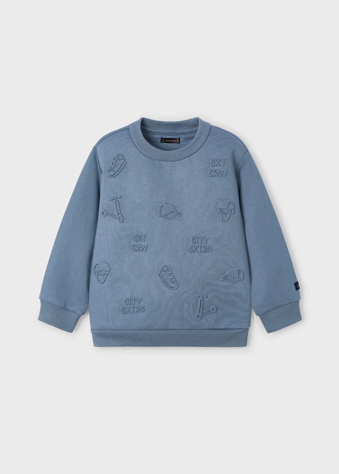 Sweatshirt Reliefmotiven Jungen