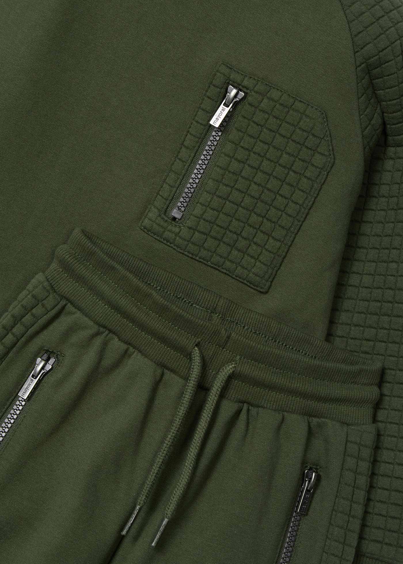 Boy 2 Piece Zip Detail Tracksuit Set