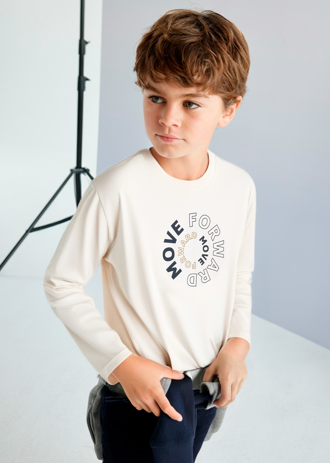 Boy Basic Print T-Shirt