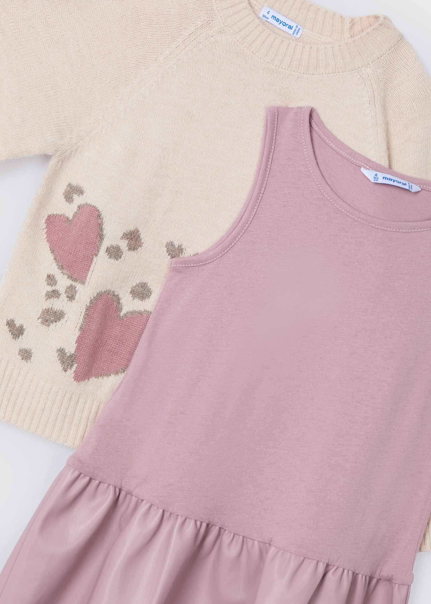 Vestito in maglia bambina
