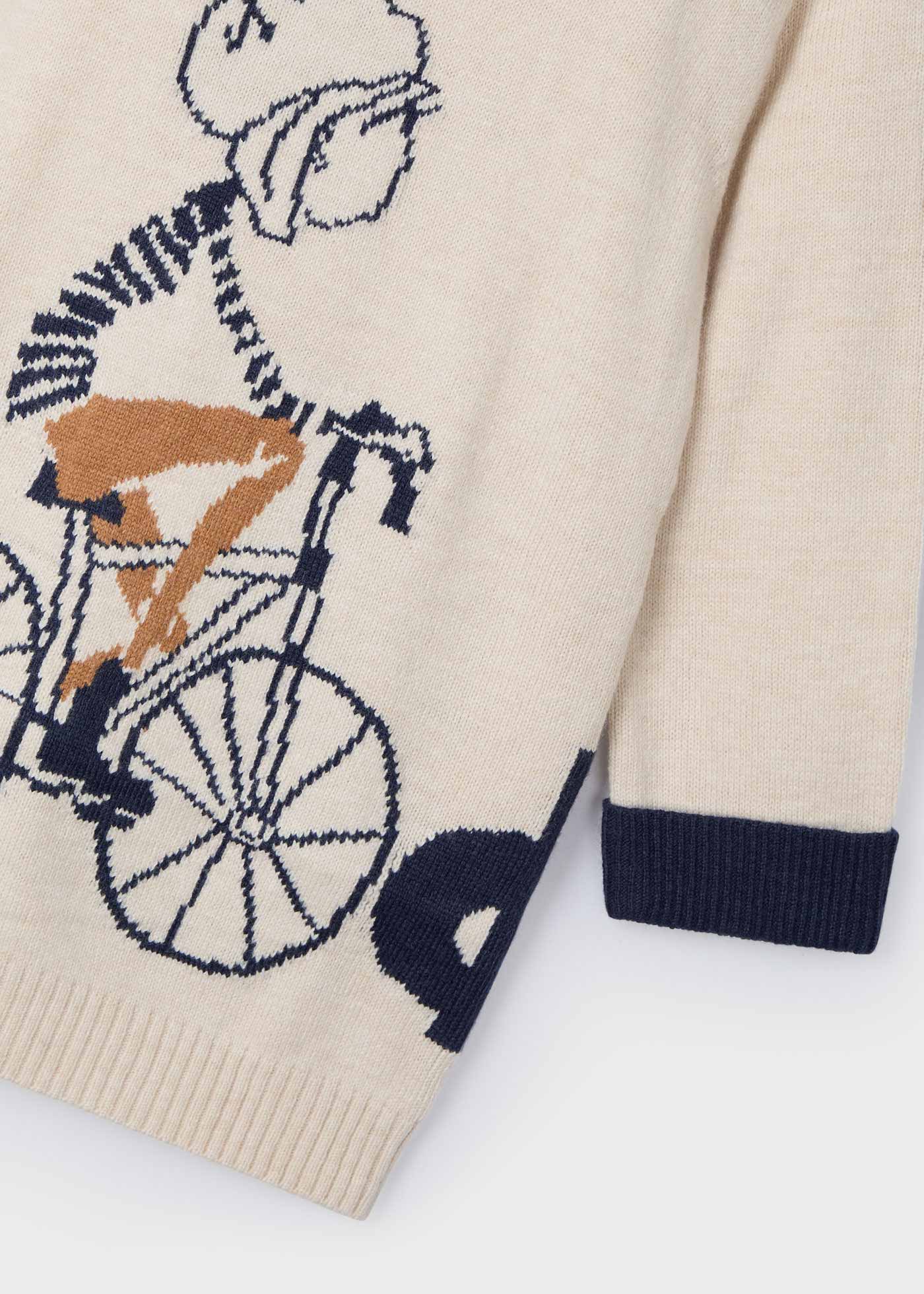 Girl Knit Bike Sweater Dress