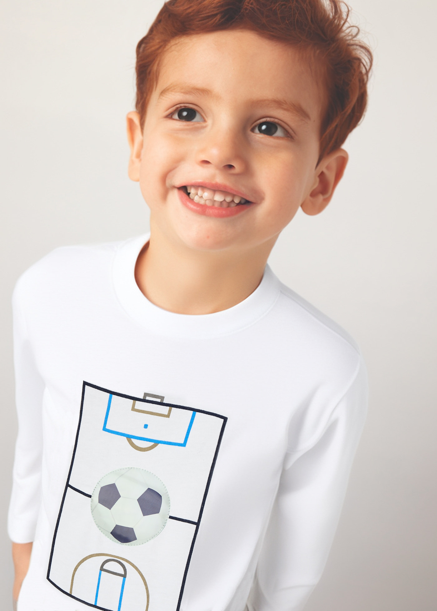 Boy Football Print T-Shirt