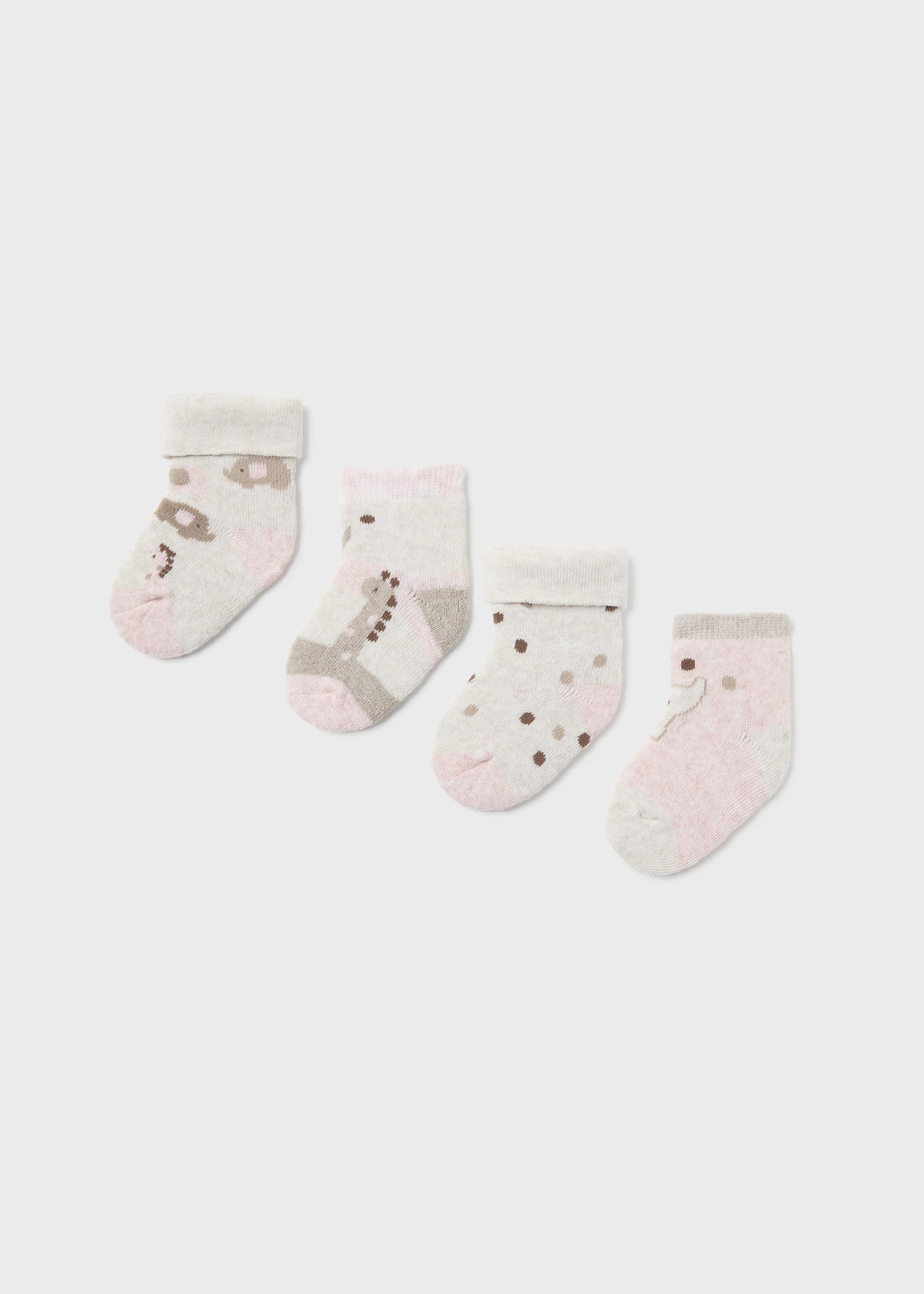 Set 4 sosete animalute nou-nascut