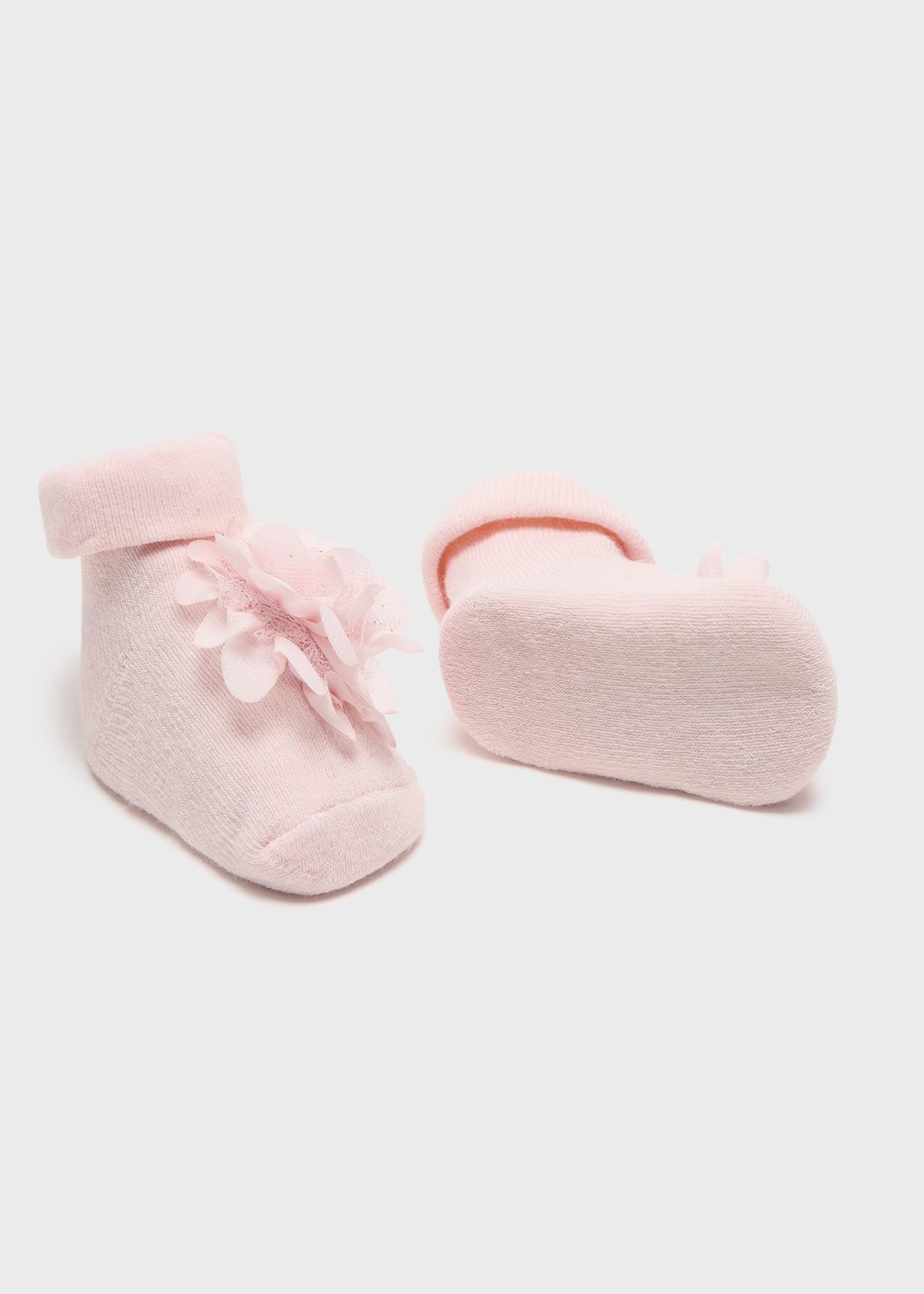 Newborn Girl Headband and Socks Set