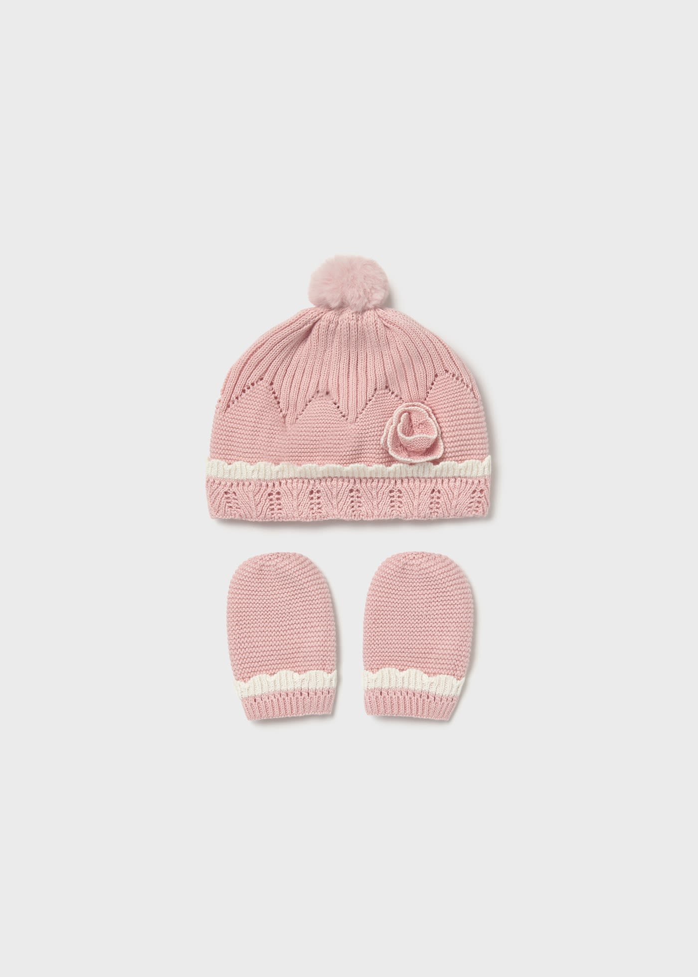 Newborn Hat and Mittens Set