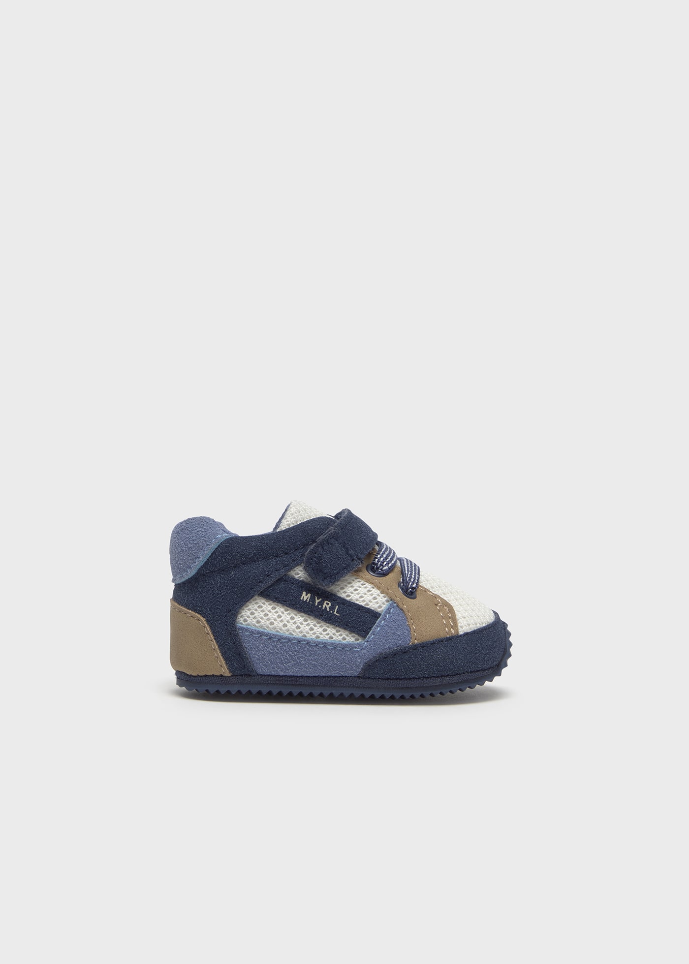 Newborn Boy Rubber Sole Trainers