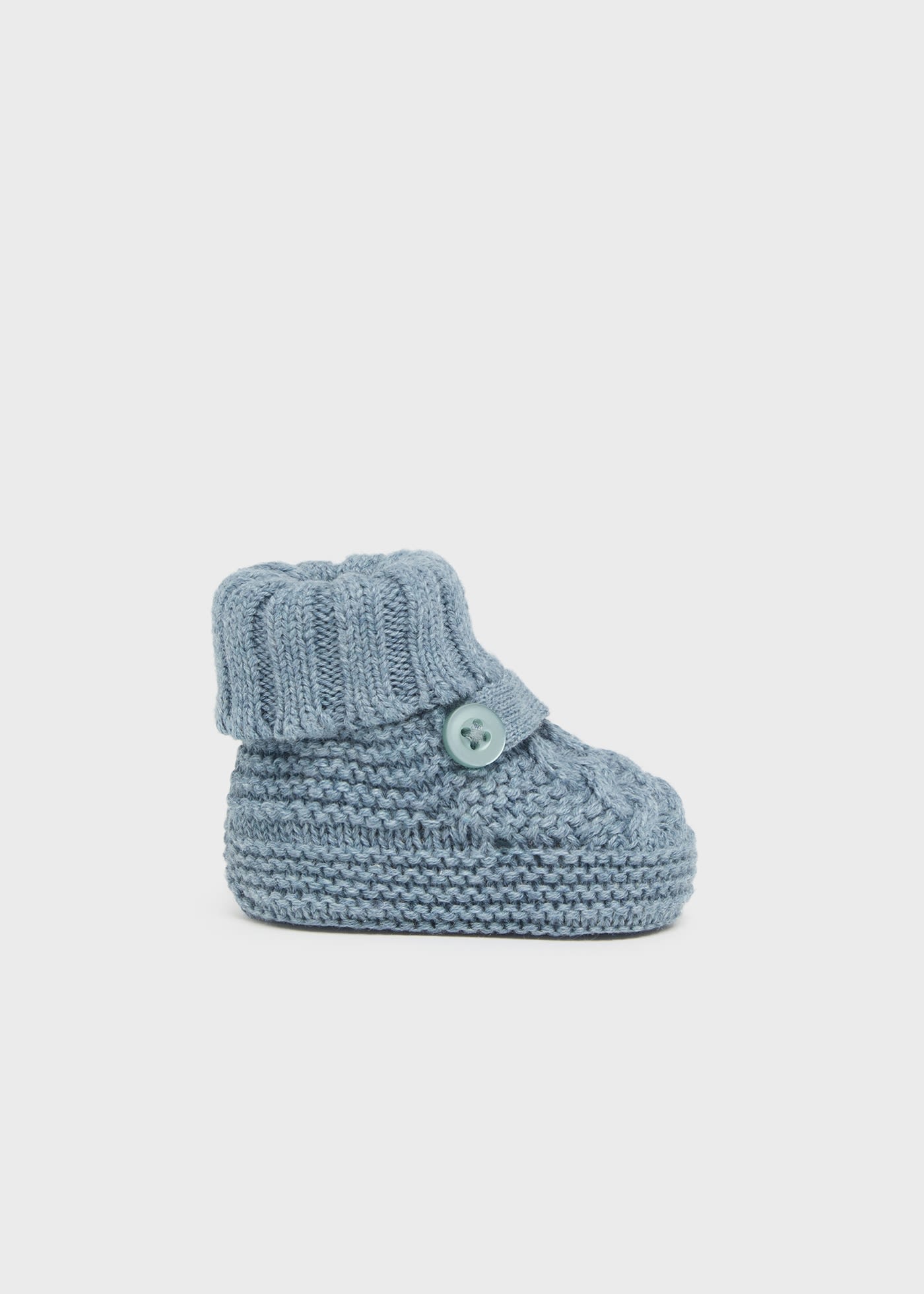 Strick-Krabbelschuhe Neugeborene Jungen