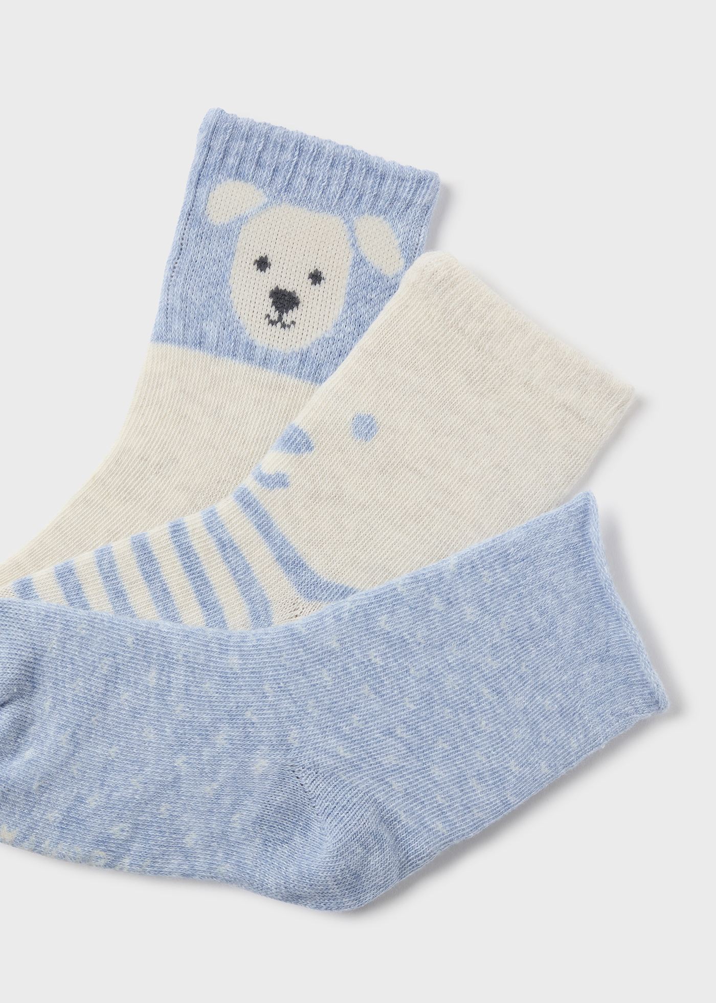 Set 3 chaussettes chien bébé