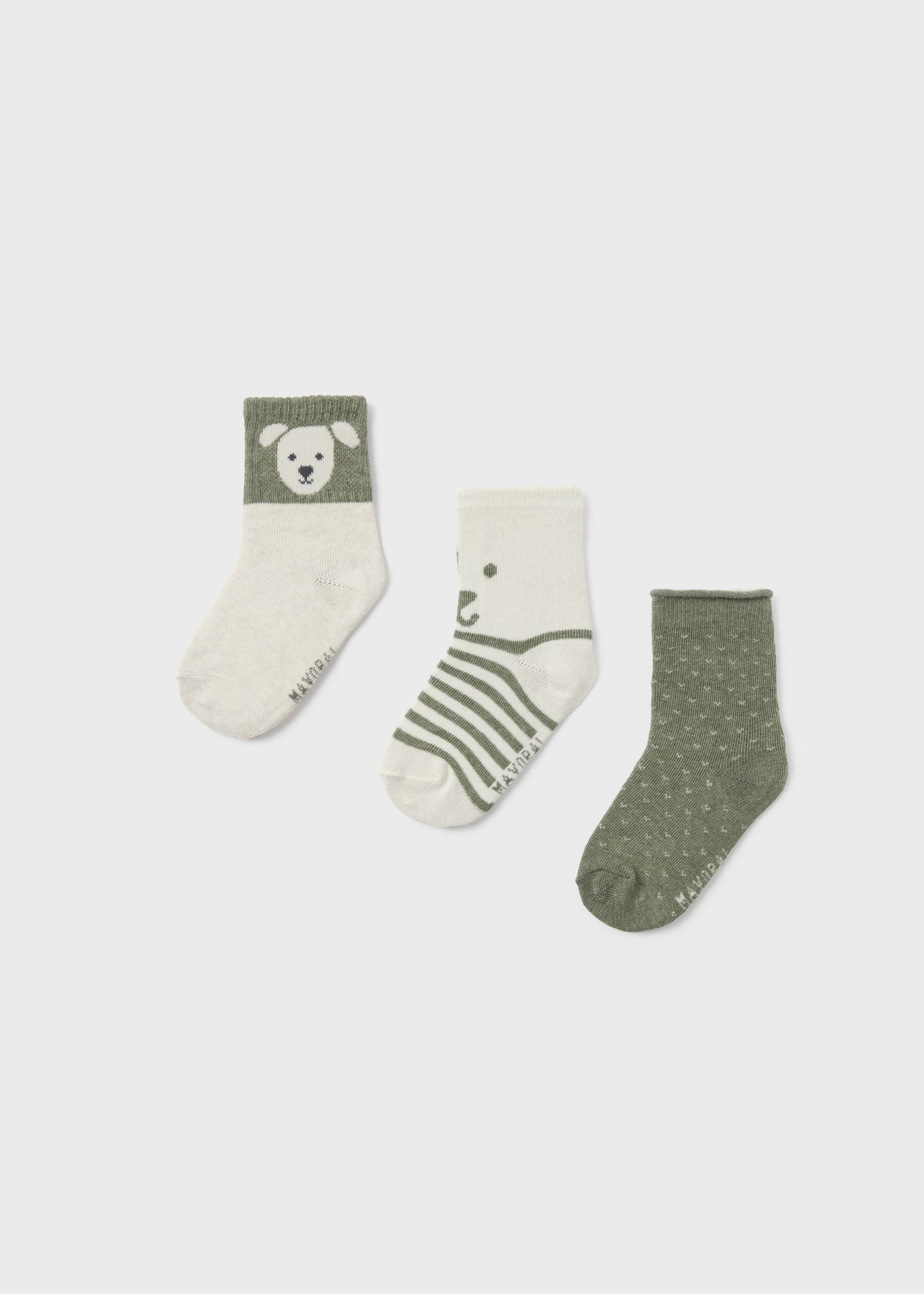 Set 3 chaussettes chien bébé