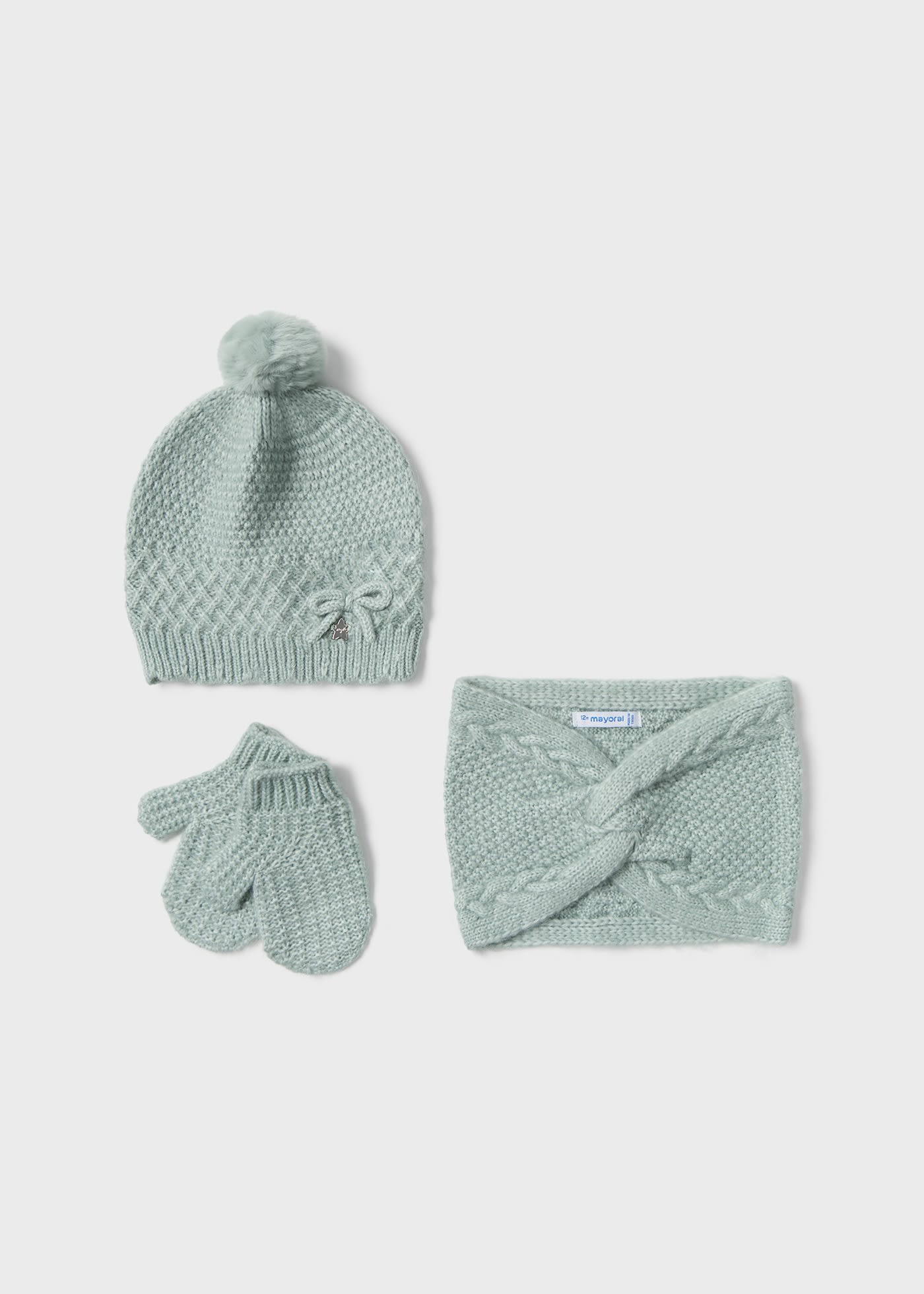 Baby 3 Piece Hat and Scarf Set