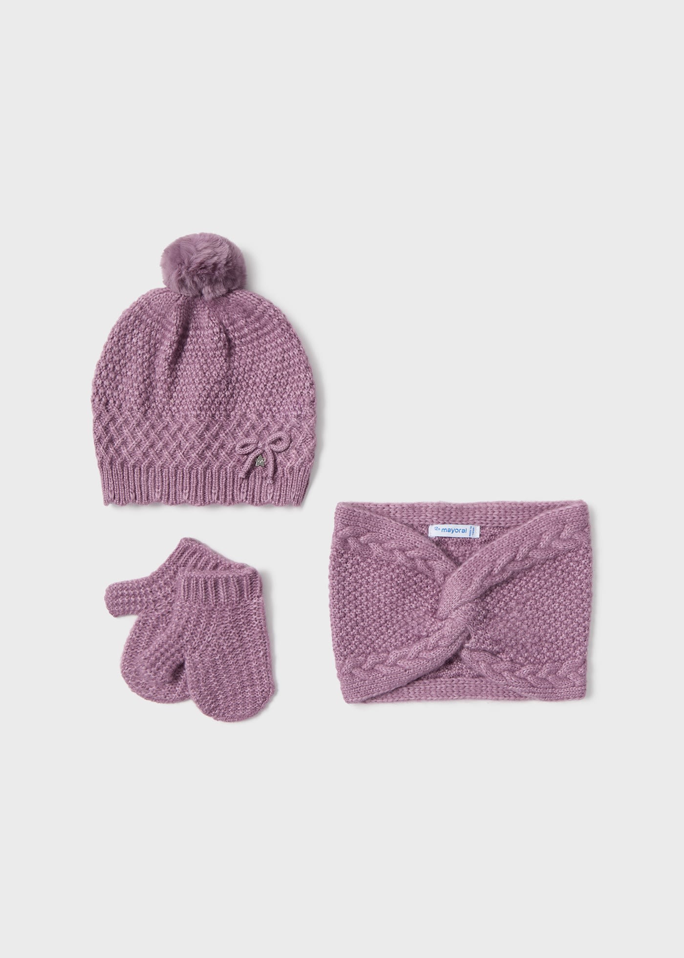 Baby 3 Piece Hat and Scarf Set