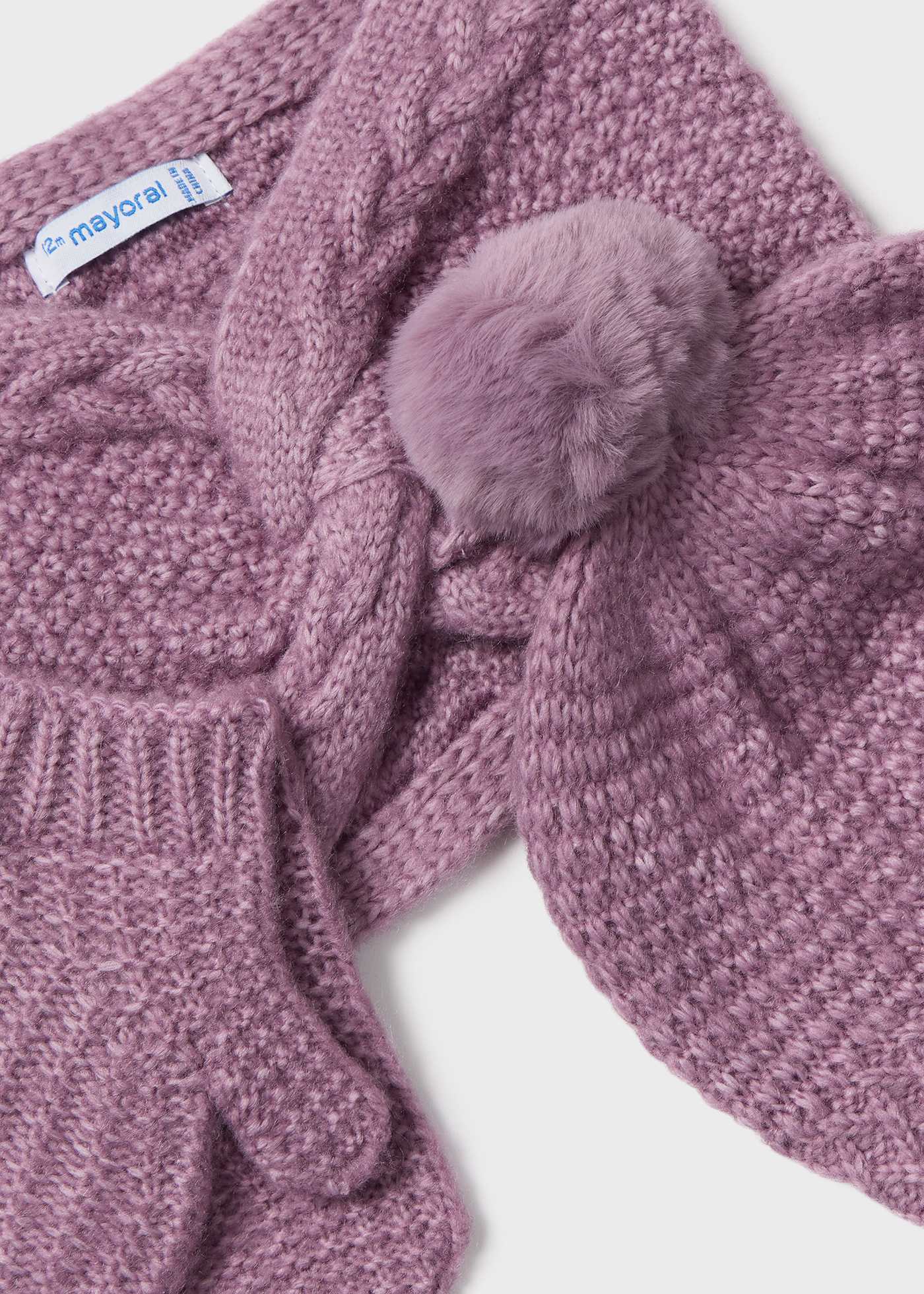 Baby 3 Piece Hat and Scarf Set