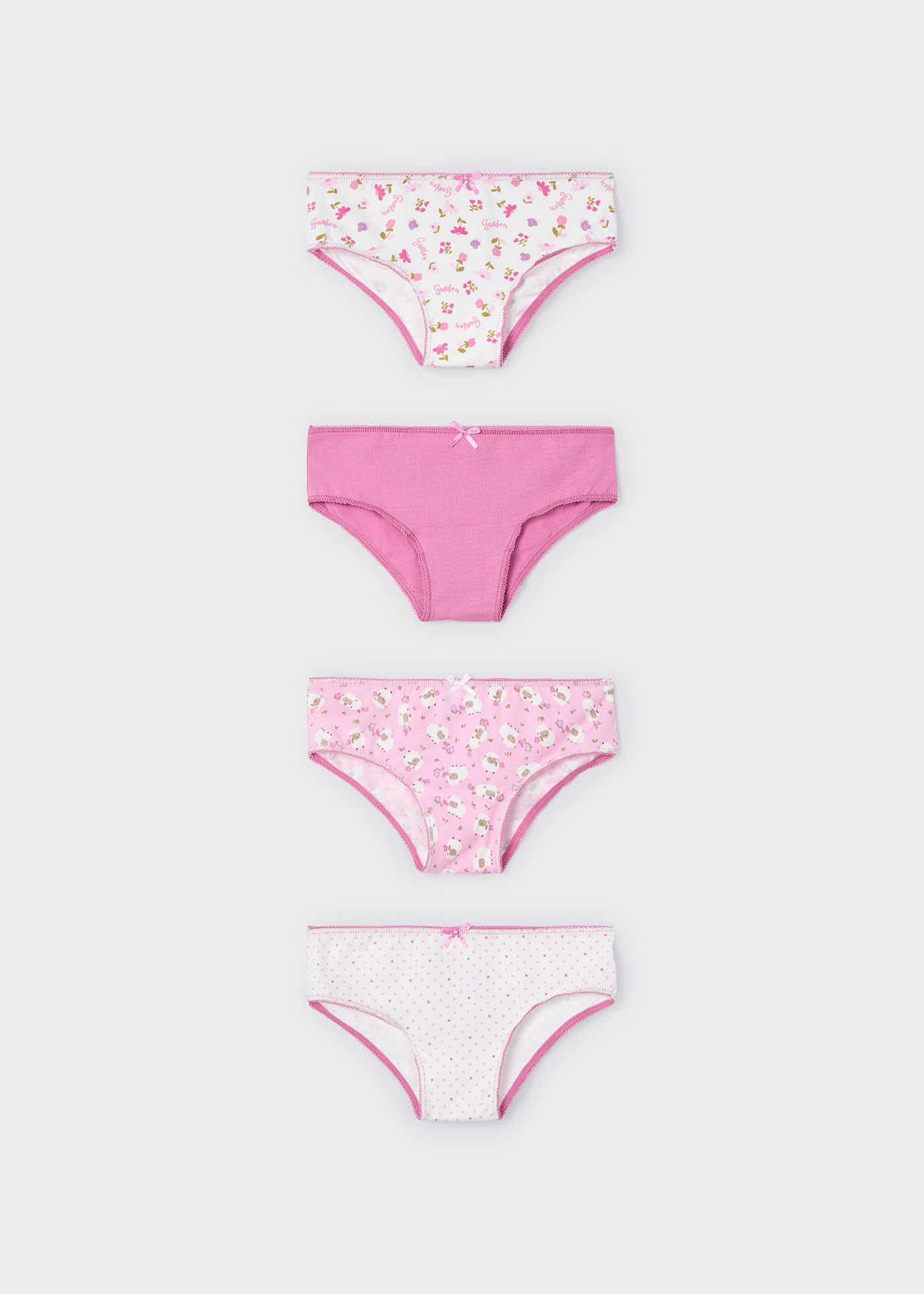 Girl Set of 4 Briefs