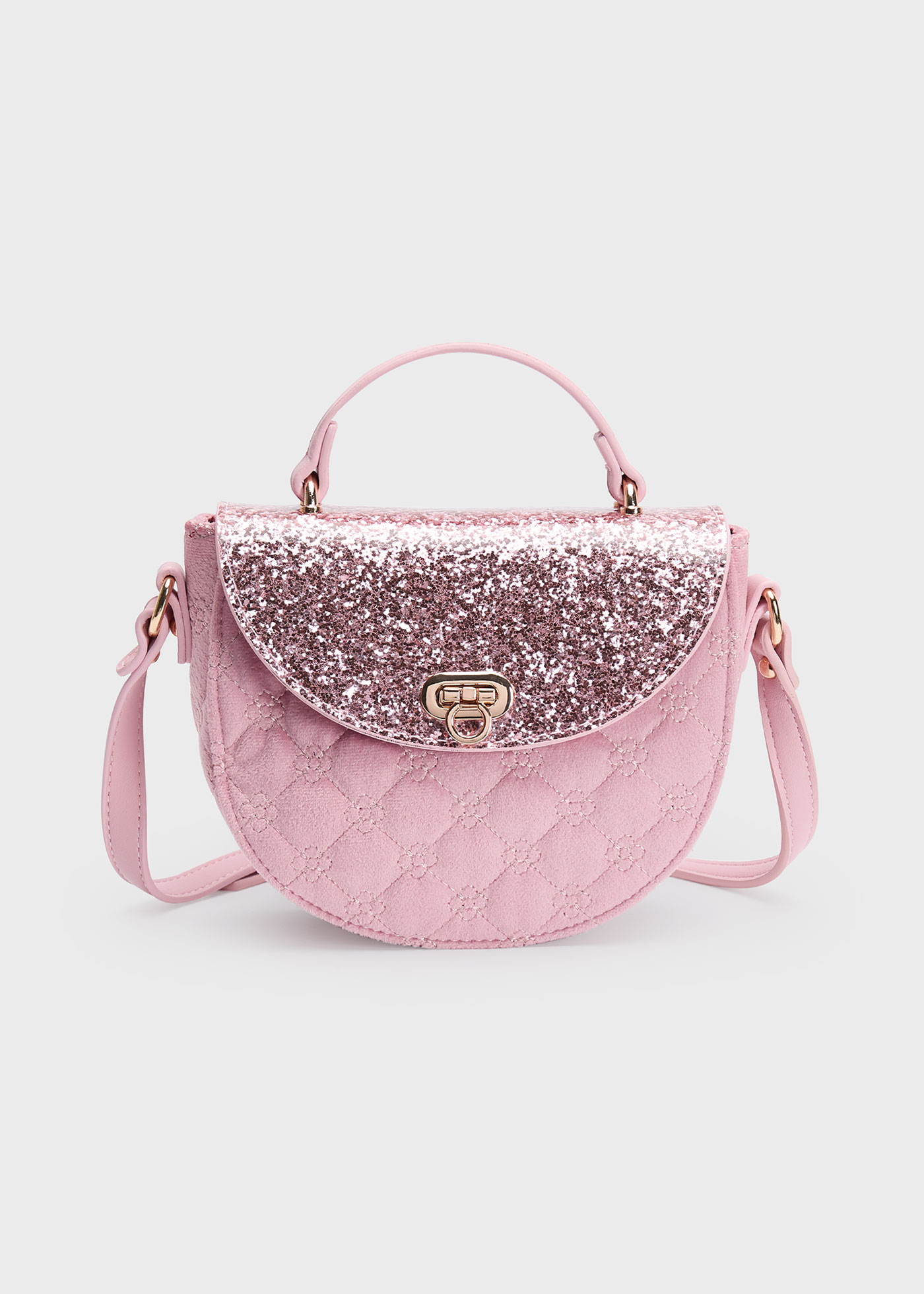 Bolsa brillantina nina Rosado Mayoral