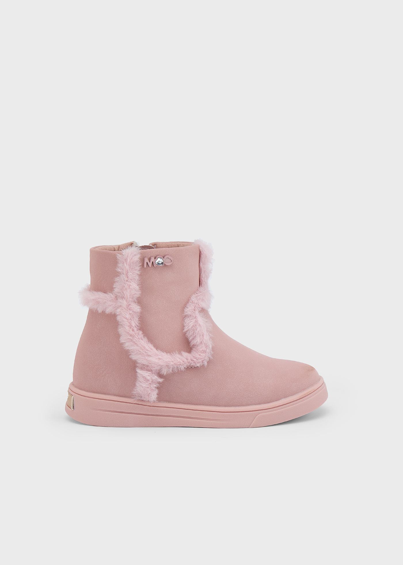 Girl Fur Detail Ankle Boots