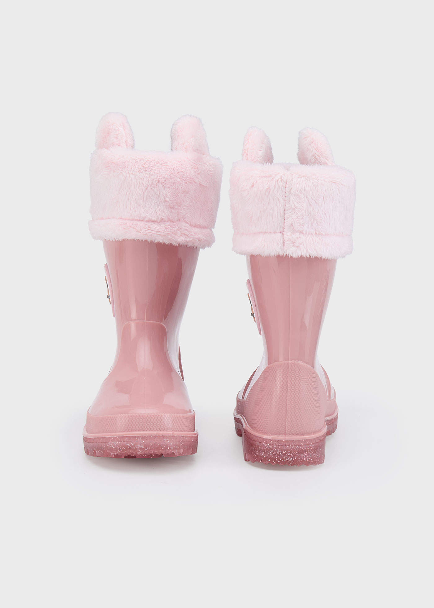 Fur lined rain boots women's online