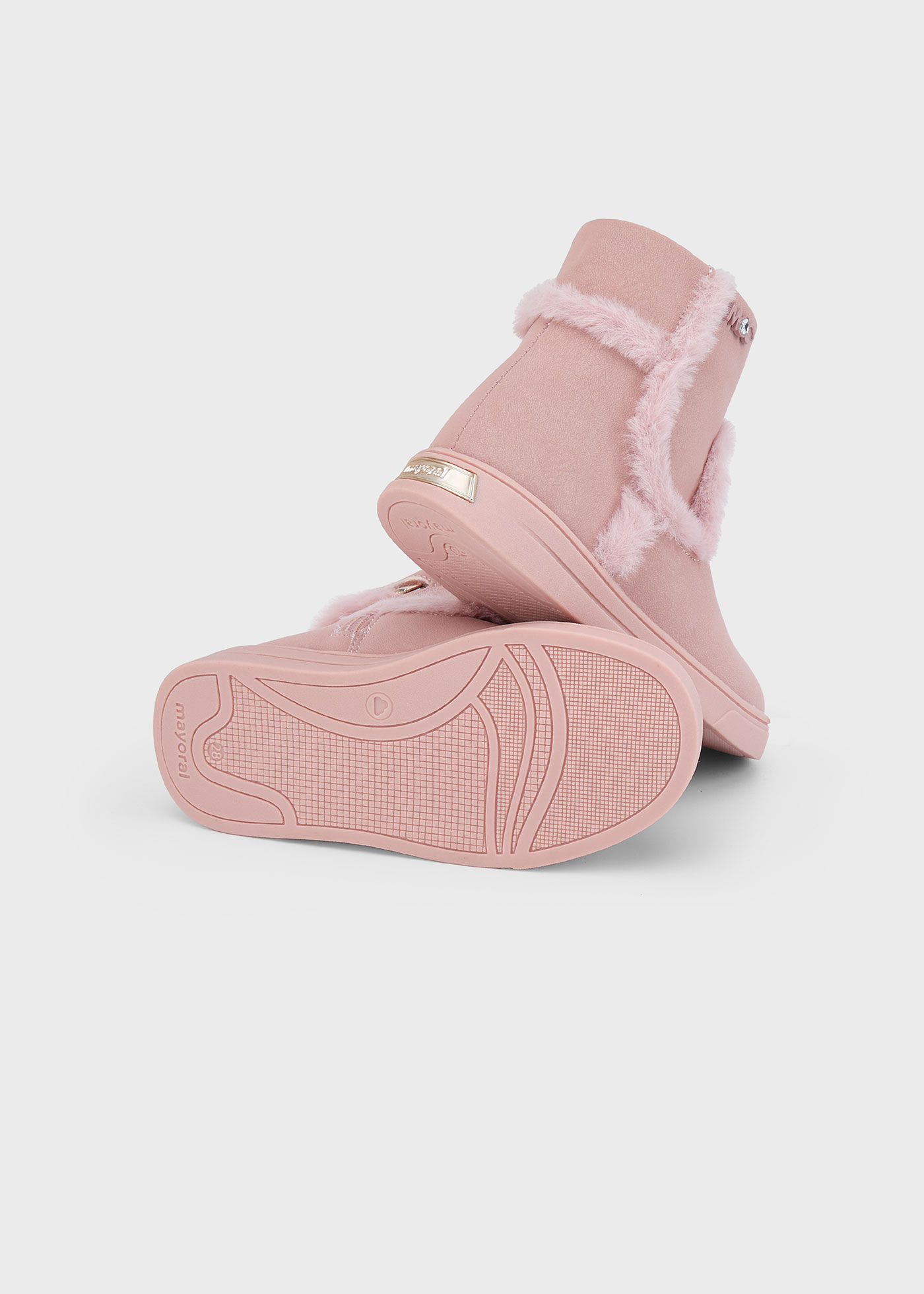 Stivaletti dettaglio pellicciotto bambina