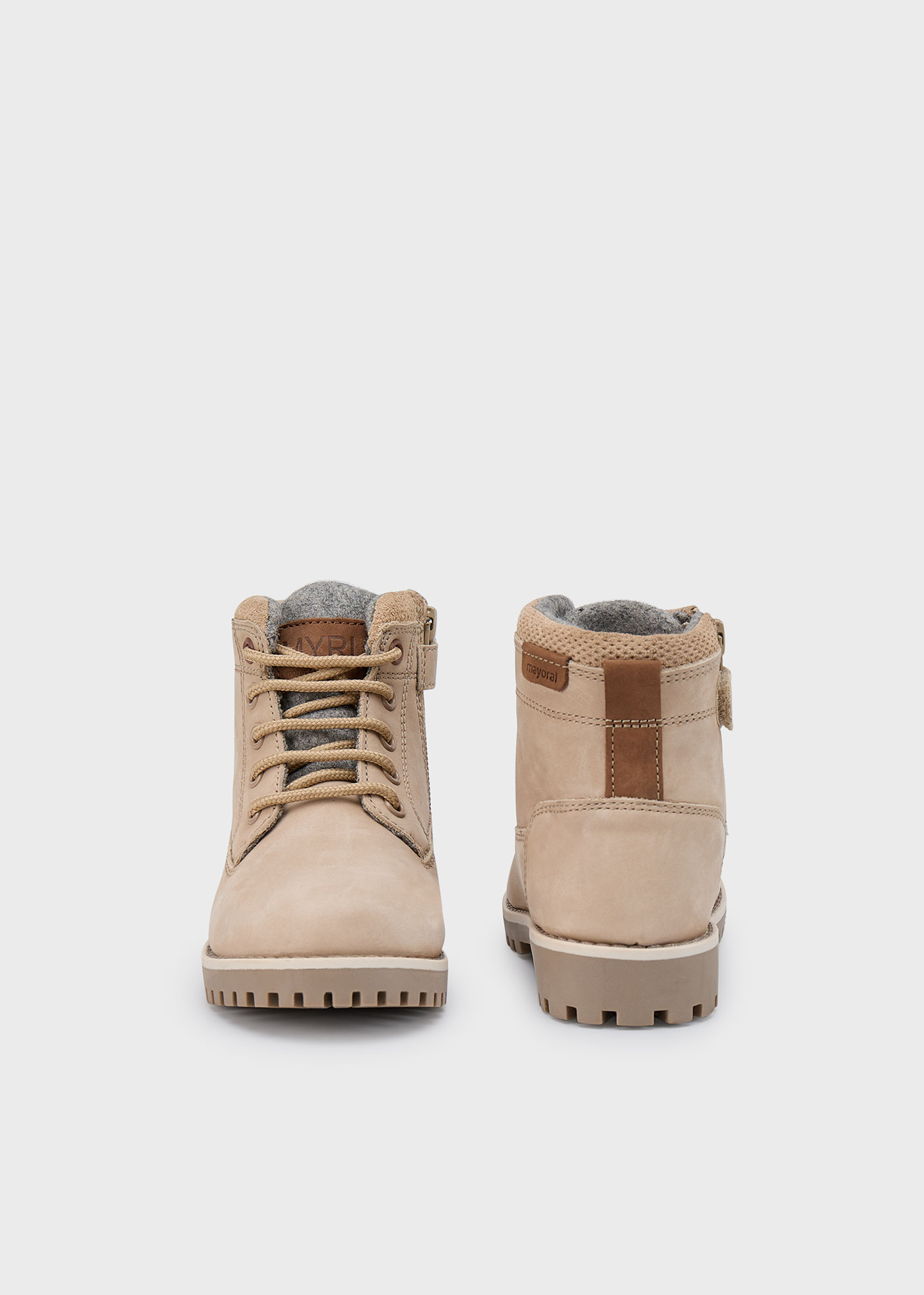 Bottines de montagne en nubuck garçon