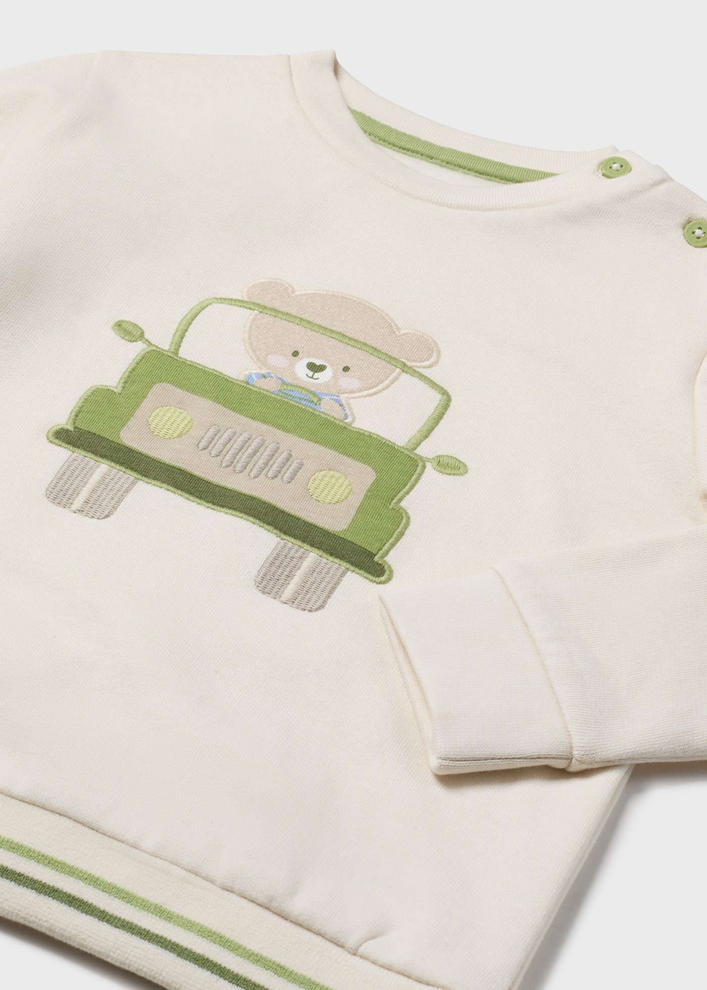 Bluza sport cu aplicatie bebe
