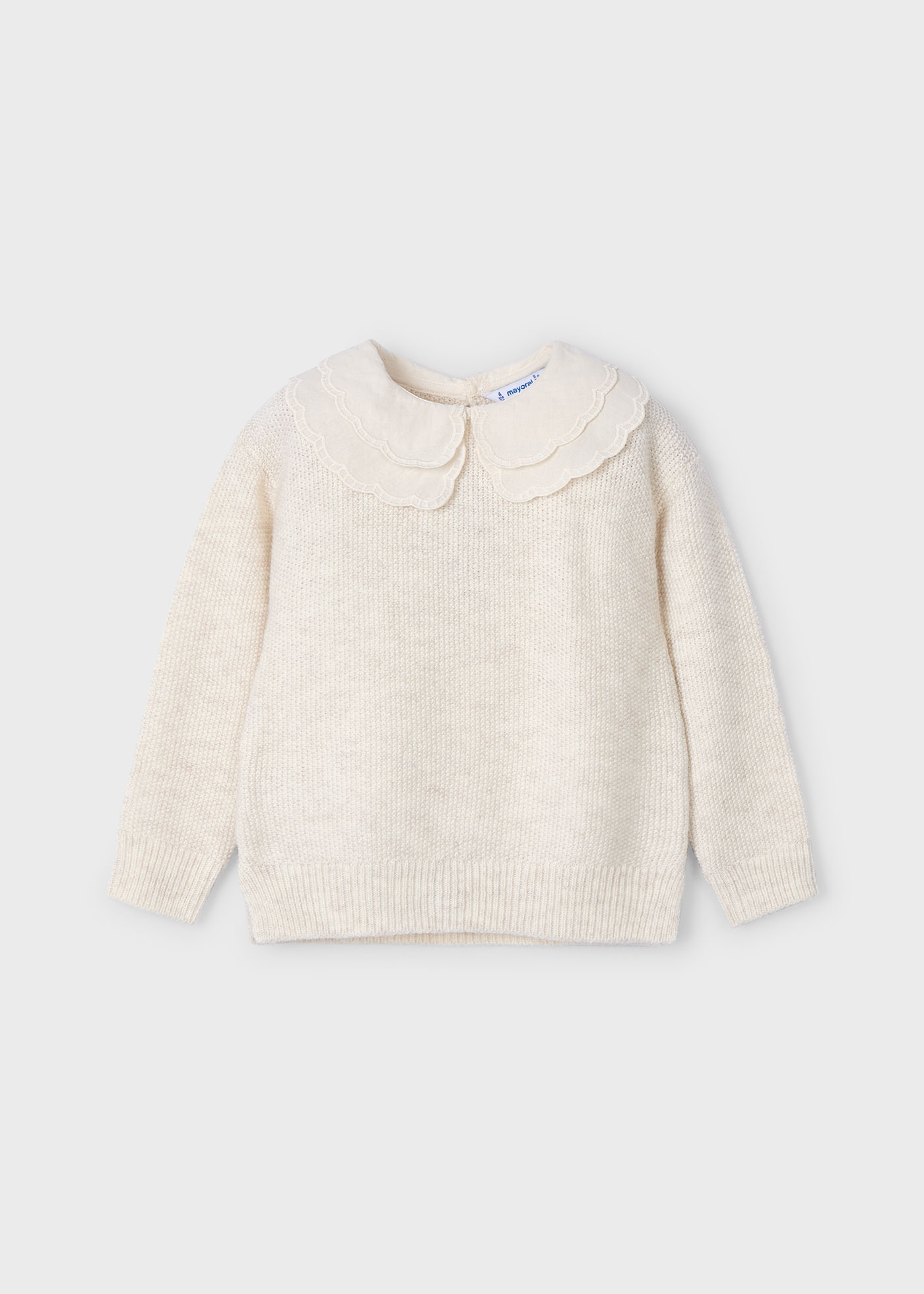 Girl Ruffle Neck Jumper