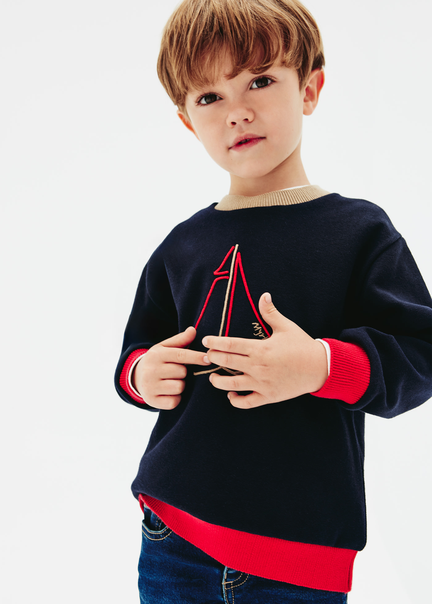 Boy Structured Jumper