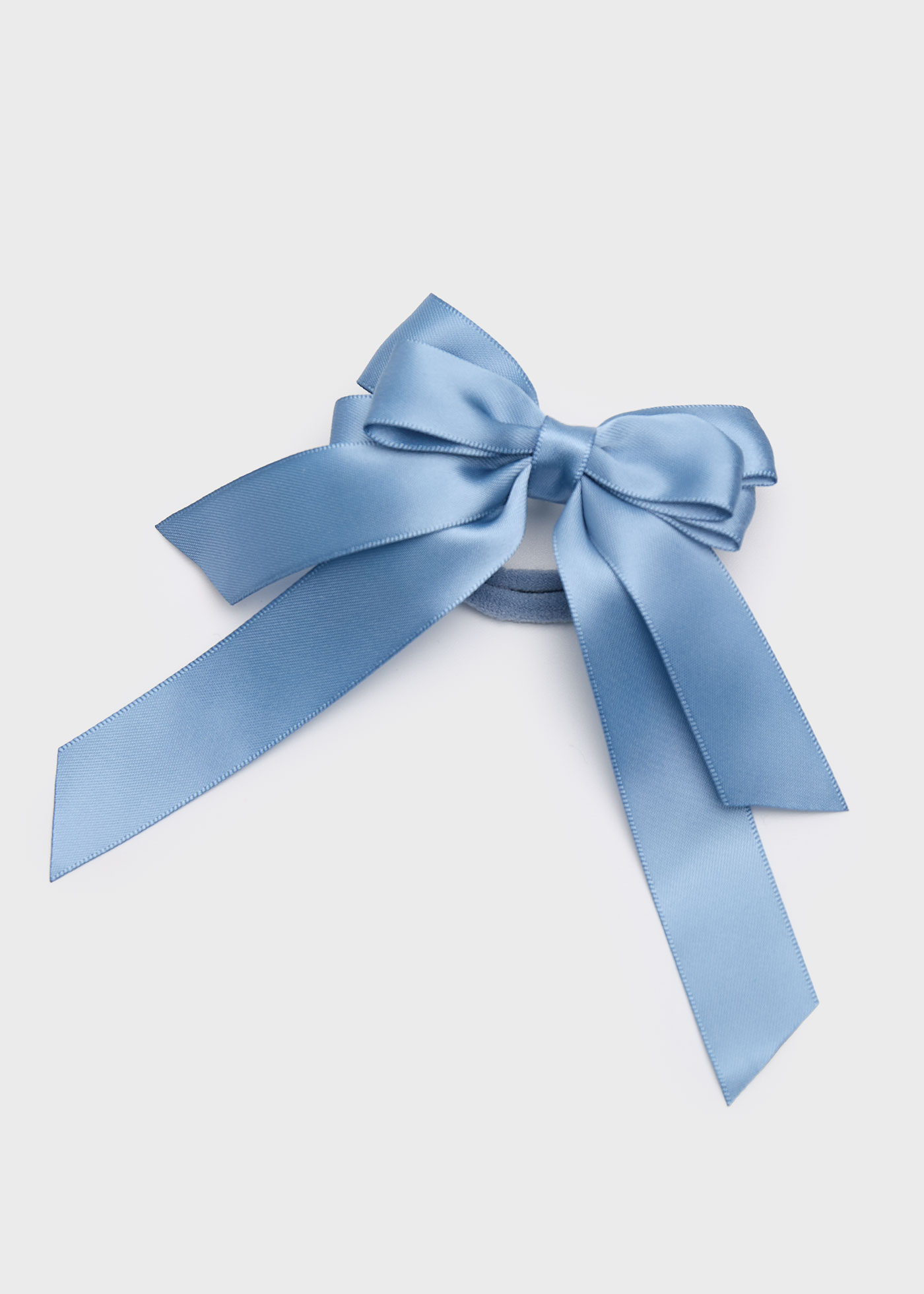 Girl double bow hair tie