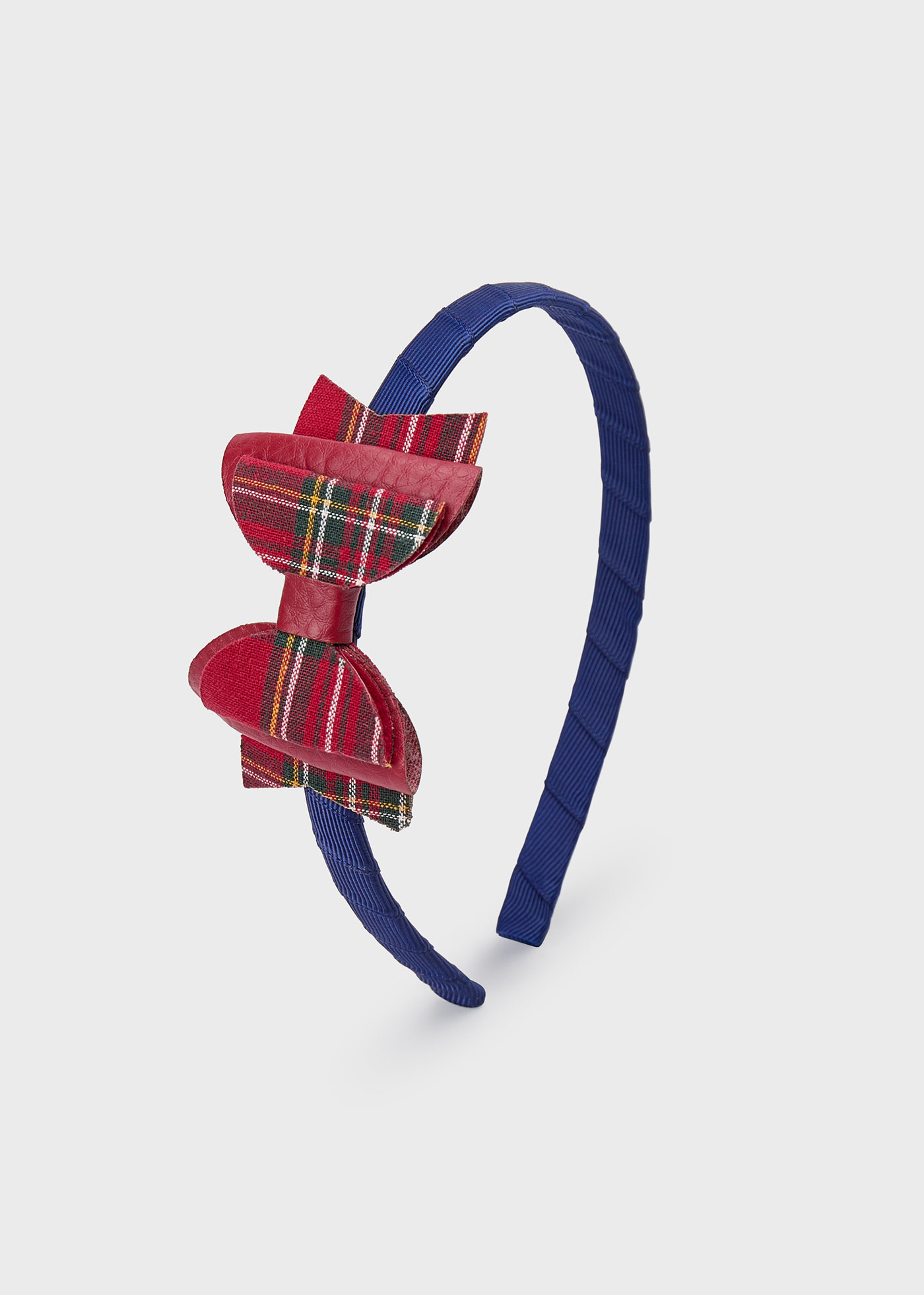 Bandolete tartan menina