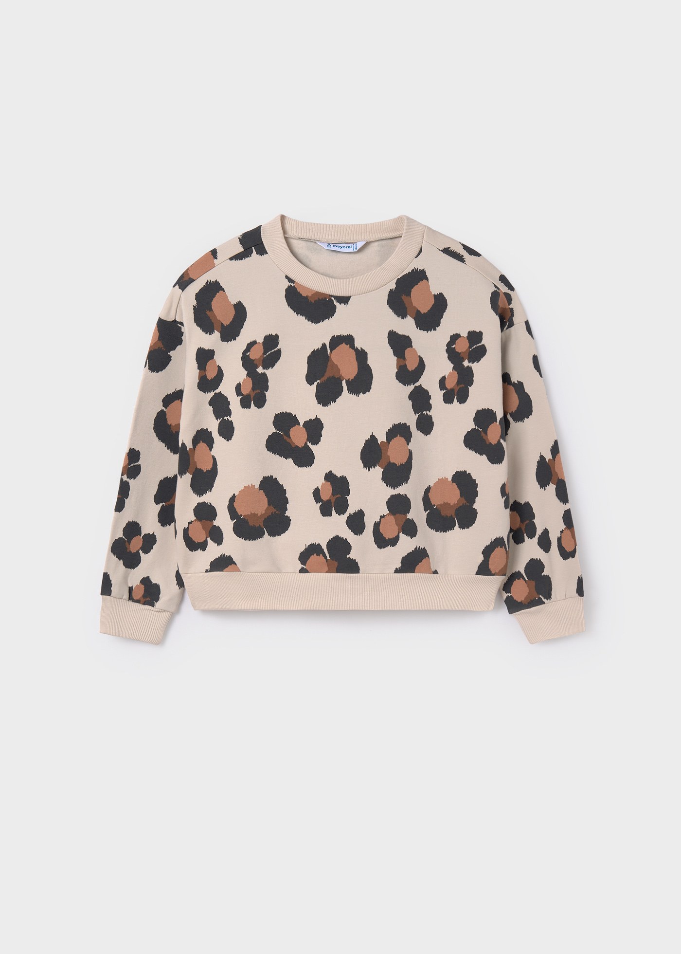 Girl Puffed Sleeve Sweatshirt