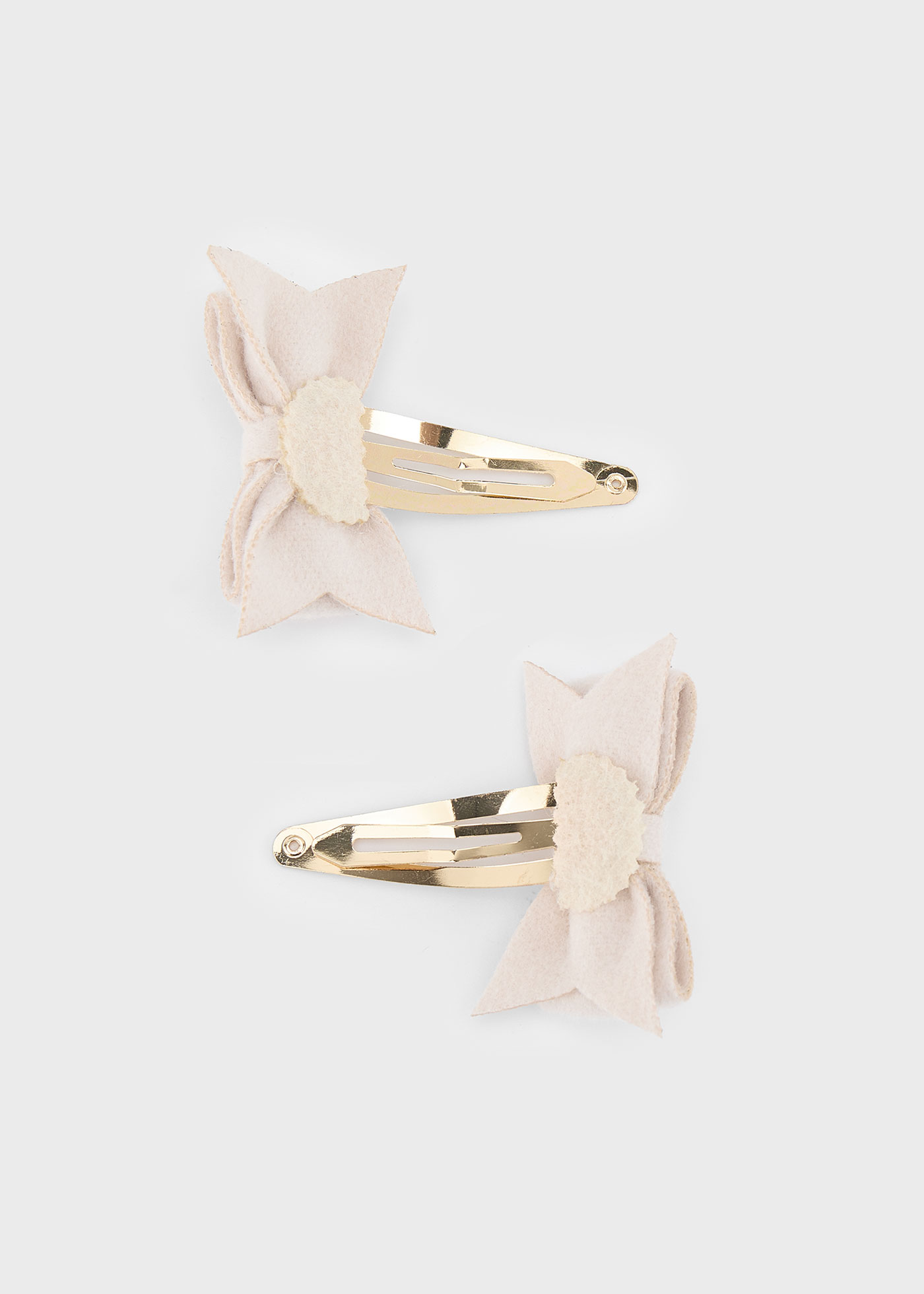 Girl Set of 2 Felt Bow Clips