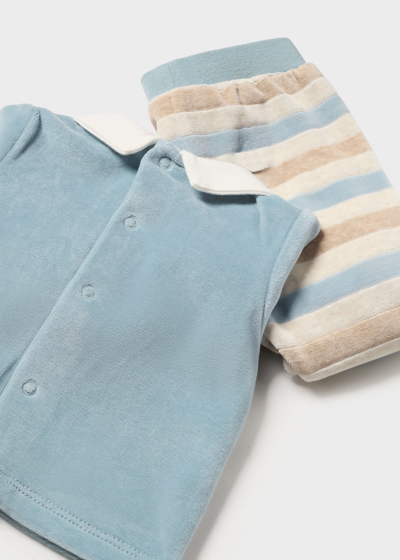 Completo ghettina  e maglia ciniglia neonato