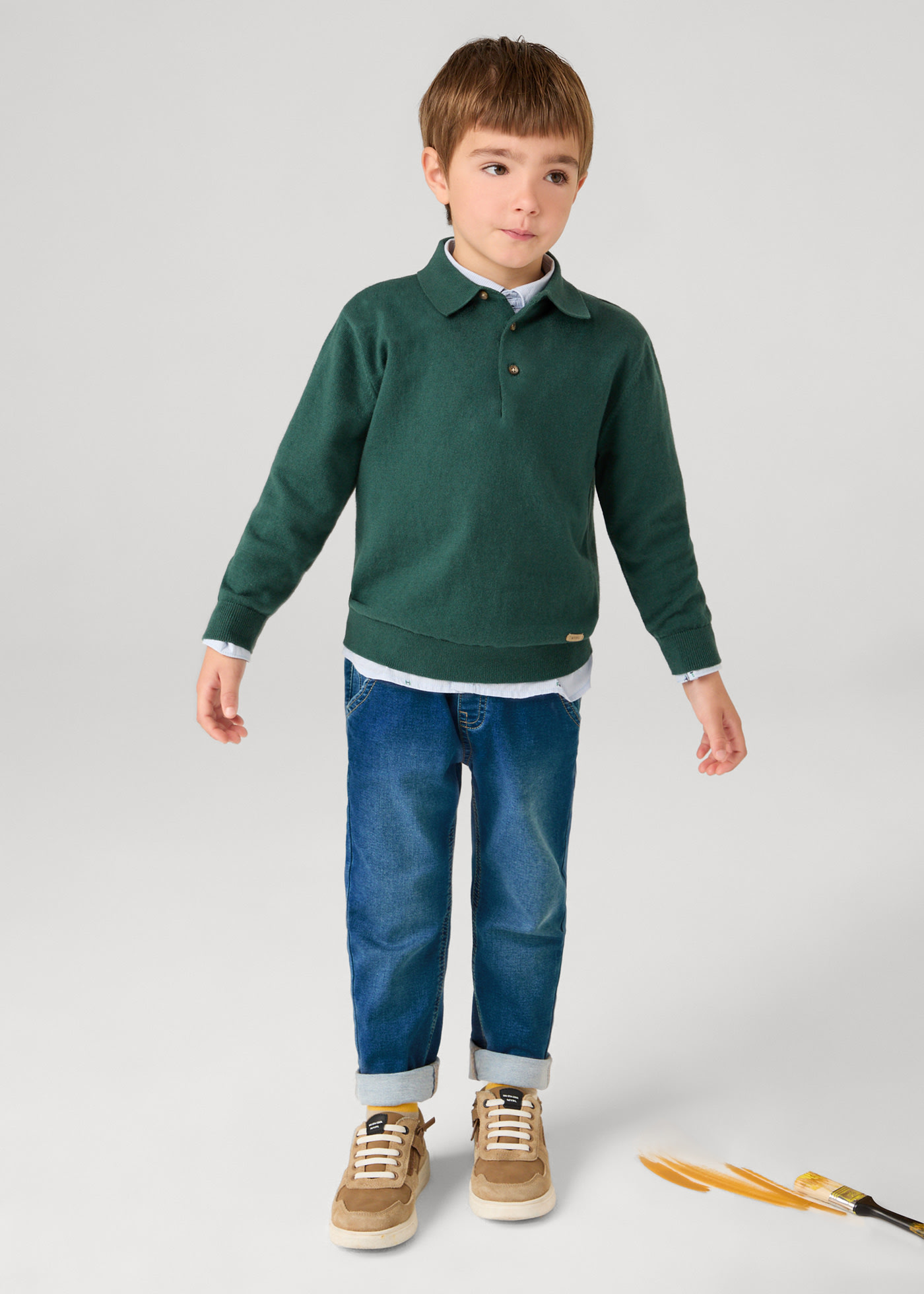 Pantalón vaquero jogger niño