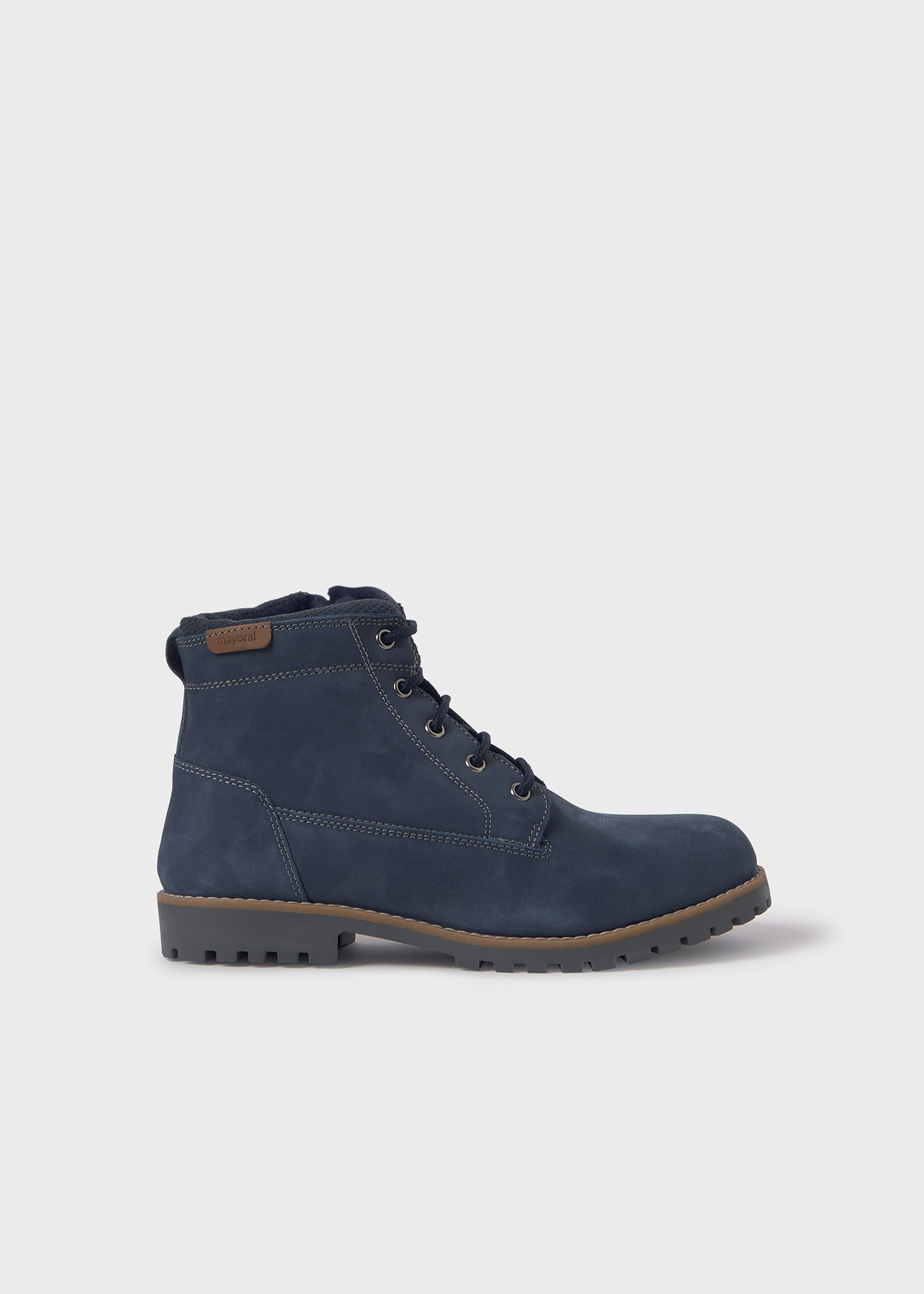 Bottines de montagne en nubuck garçon