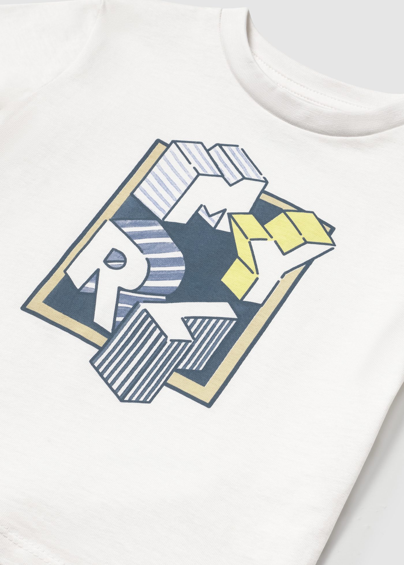 T-shirt básica letras bebé