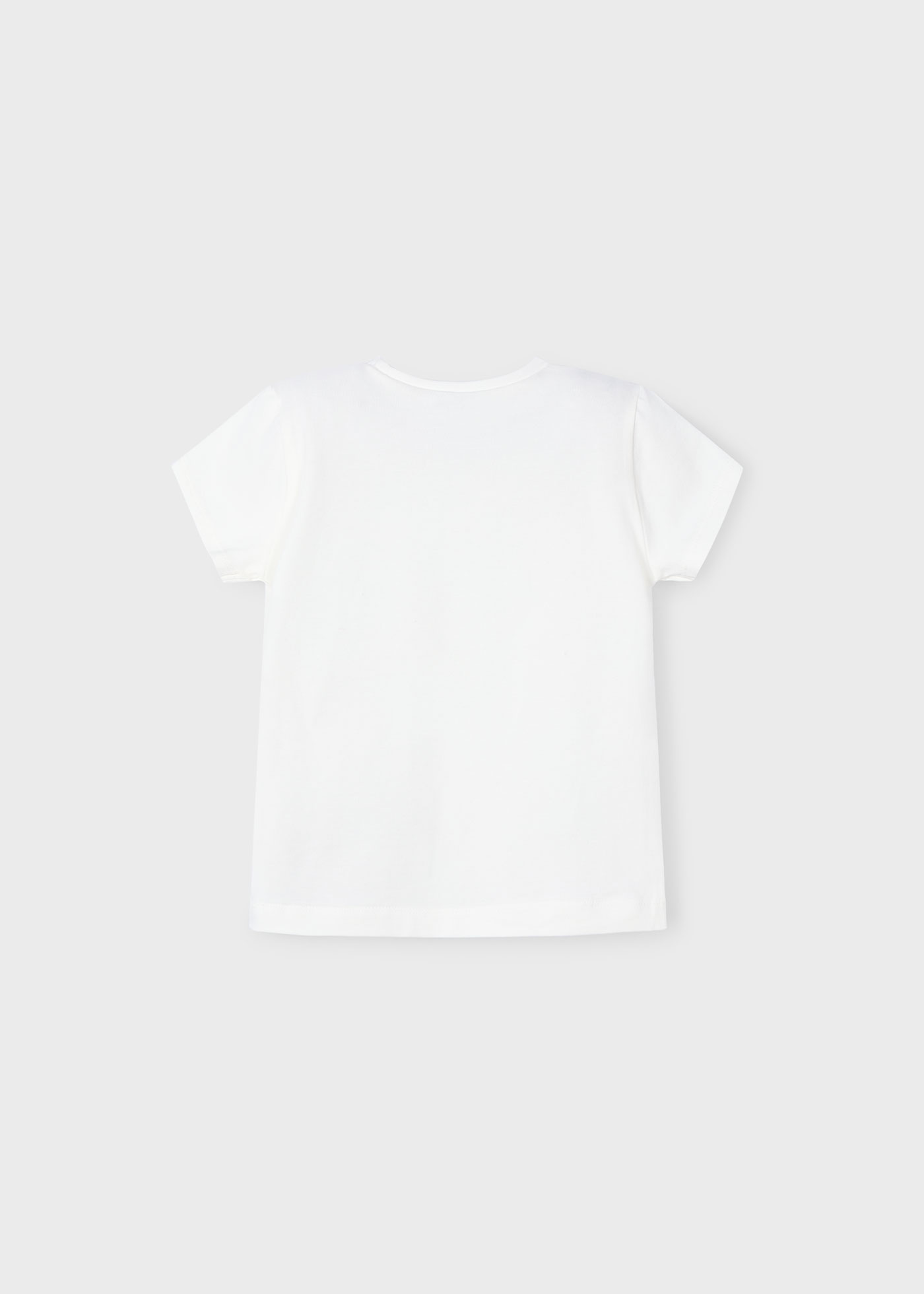 Tricou basic cu flori fata